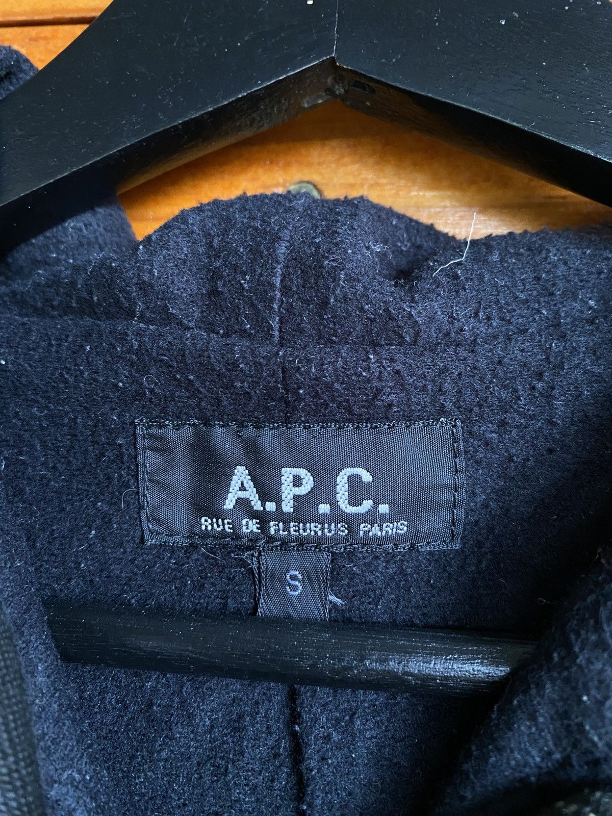 A.P.C. A.P.C. Indigo Hooded Zip Jacket | Rue de Fleurus Paris Size US S / EU 44-46 / 1 - 11 Thumbnail