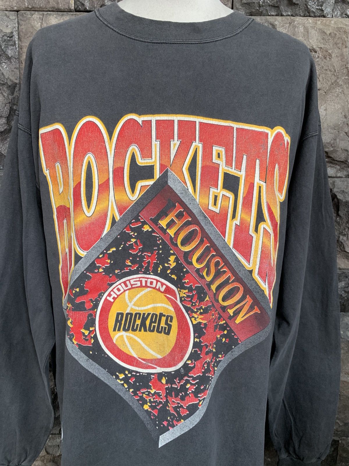 NBA Vintage Houston Rockets Basketball Team T shirt Size US XL / EU 56 / 4 - 2 Thumbnail