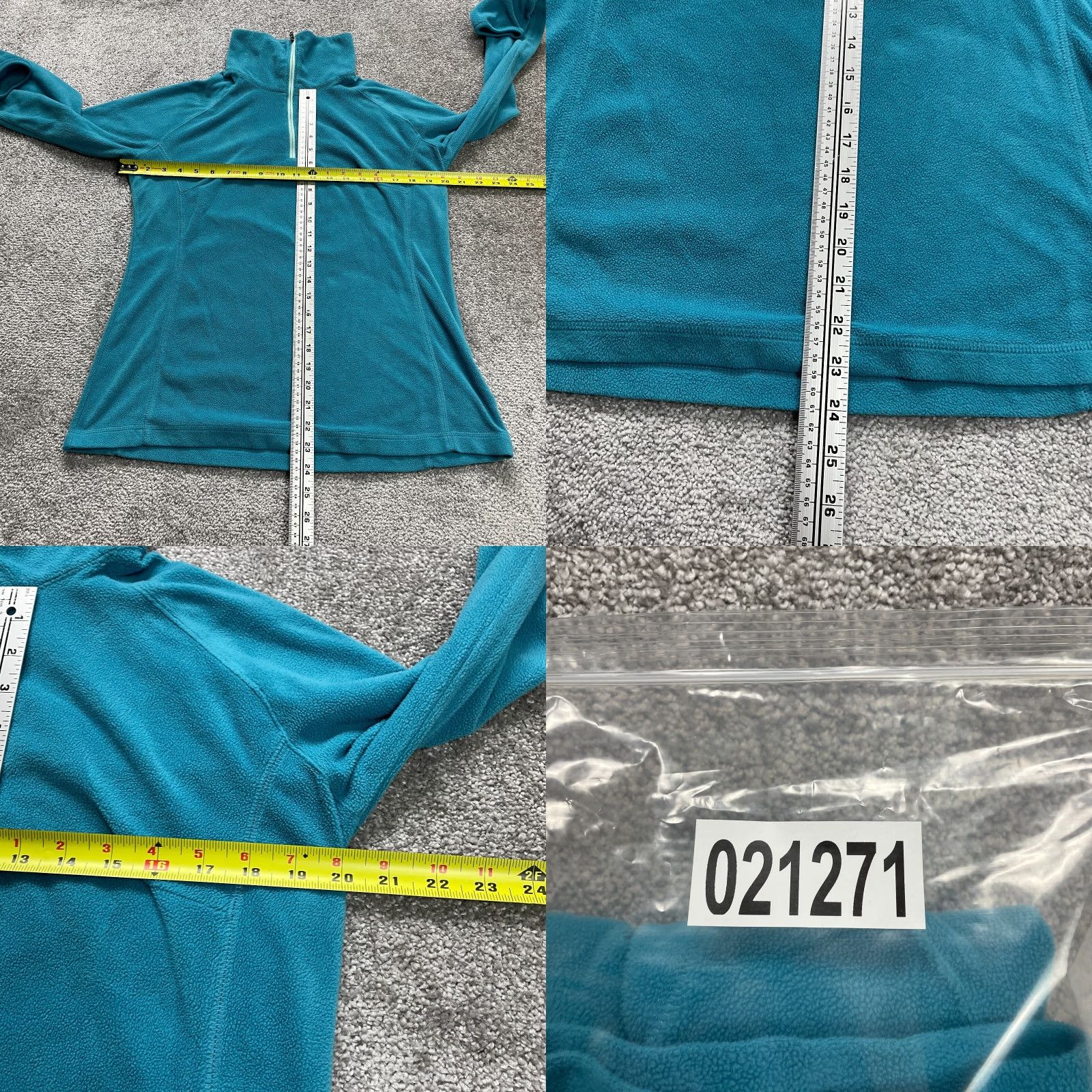 Vintage Columbia Jacket Women Large Light Blue 1/4 Zip High Neck Fleece Outdoor Pullover Size L / US 10 / IT 46 - 8 Thumbnail