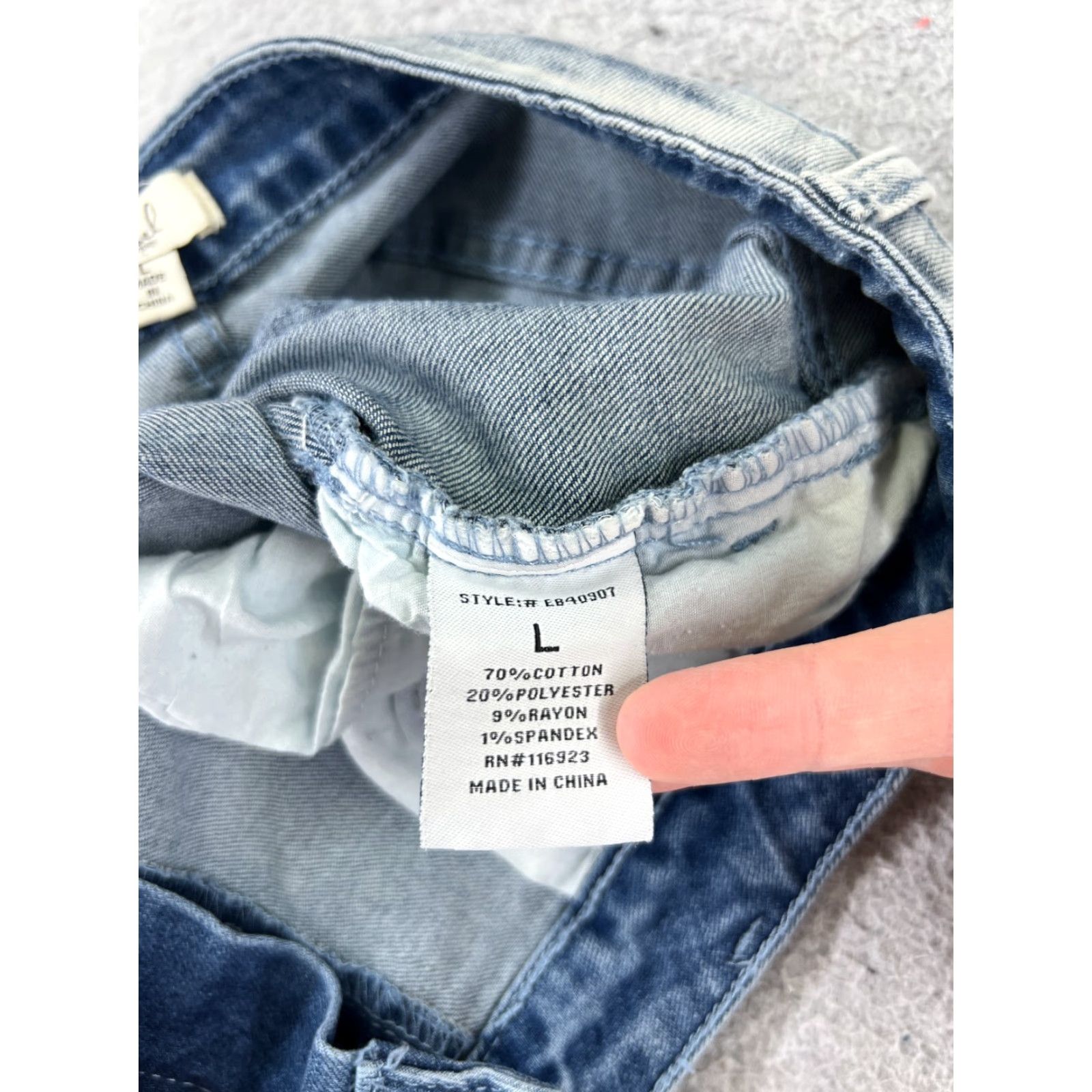 Vintage Vintage Earl Jean Flared Jeans Women’s Large Cotton Blend Blue 80s 90s Retro Denim Size 36" / US 14 / IT 50 - 7 Thumbnail