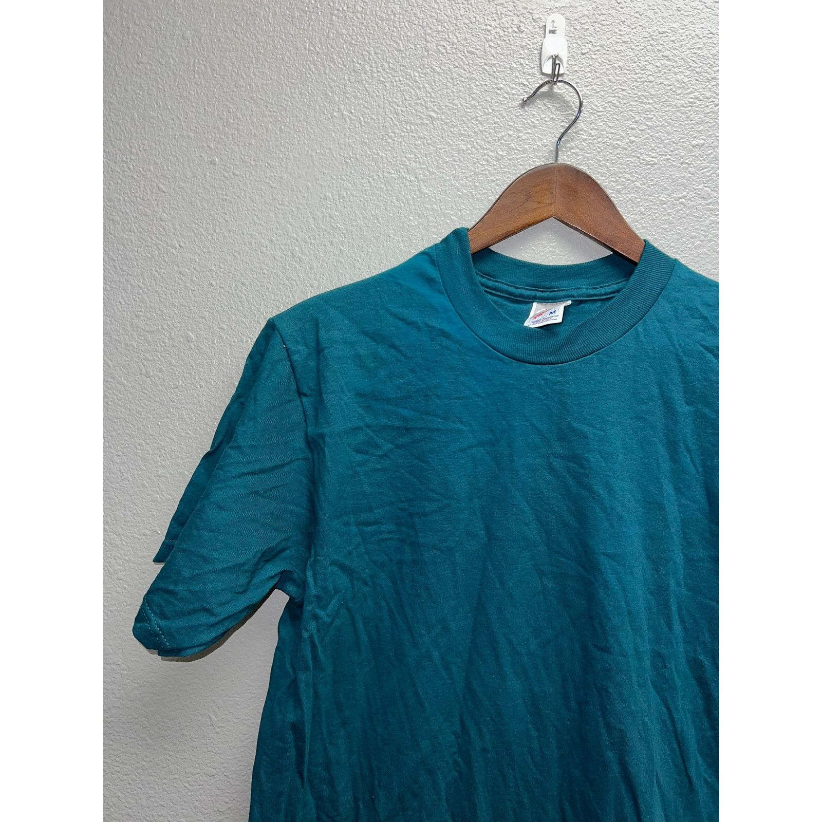 Jerzees Vintage Jerzees Green Blank Shirt USA Made 90s 1990s Medium Size US M / EU 48-50 / 2 - 4 Thumbnail