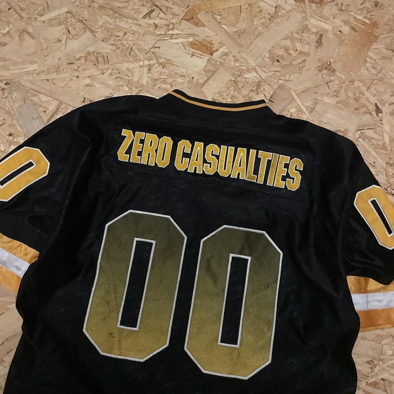 Vintage Vintage Y2k Zero Casualties Football Jersey Size US M / EU 48-50 / 2 - 5 Thumbnail