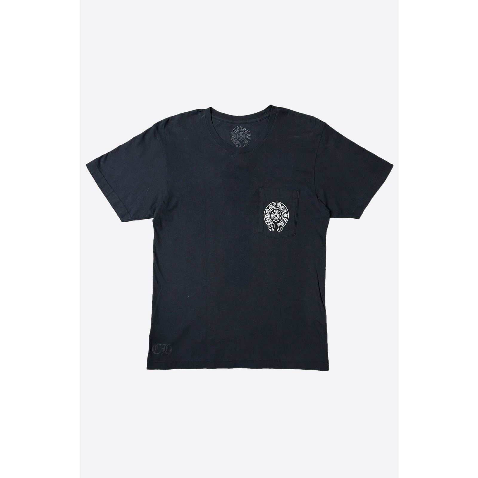 トップス Vintage Chrome Hearts horse tokyo tee Chrome Hearts Horse Shoe Logo Pocket T-Shirt White – Common Hype