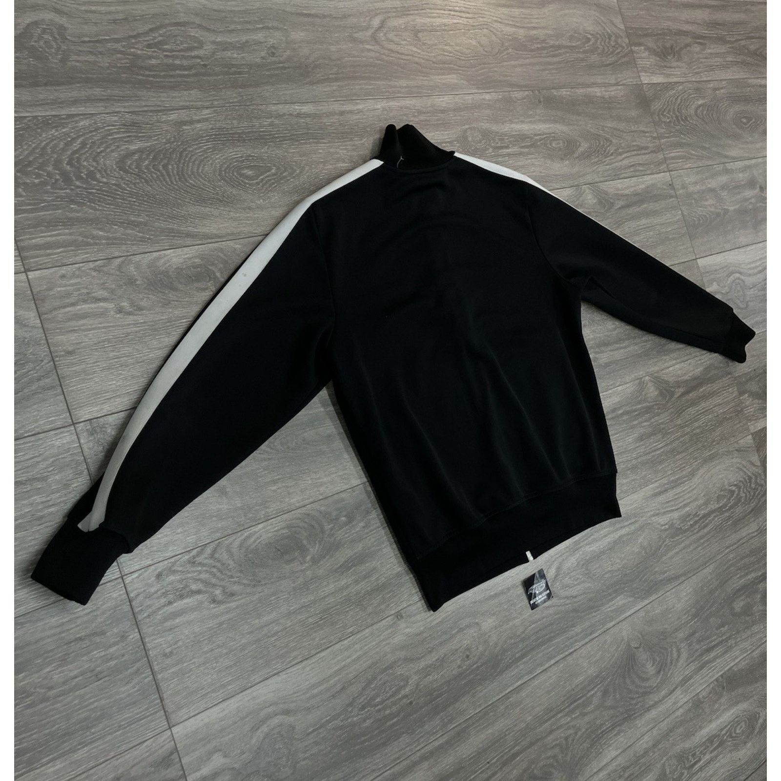Palm Angels Size L - Palm Angels Classic Track Jacket ' Black White ' Size US L / EU 52-54 / 3 - 9 Thumbnail