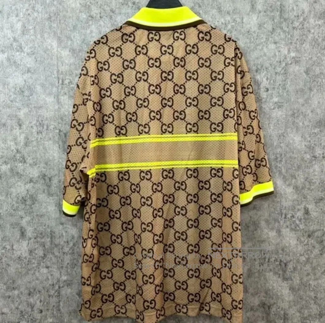 Gucci Gucci Men's Polo Shirt Double G Print. Size US M / EU 48-50 / 2 - 2 Thumbnail