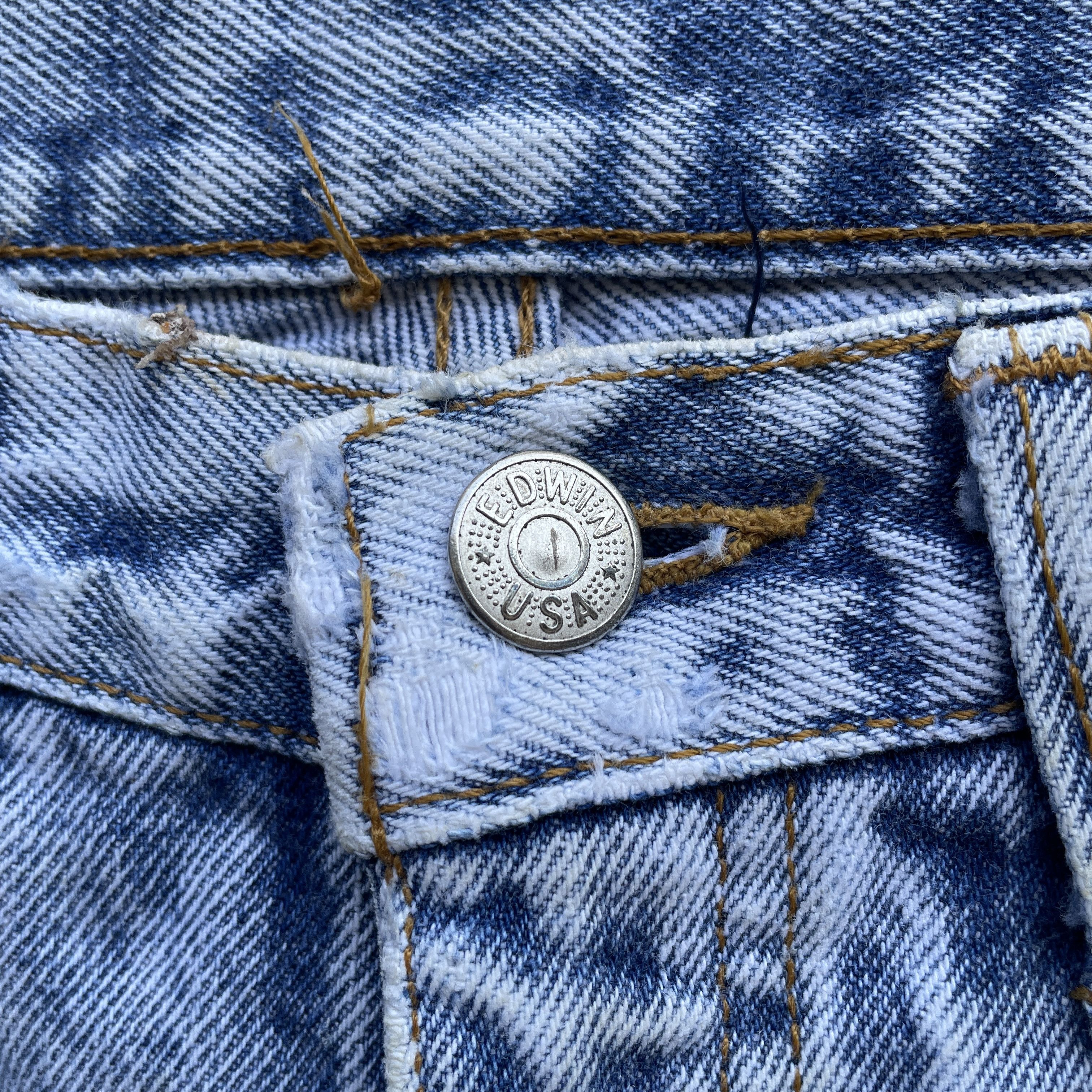 Edwin Vintage Edwin Made In USA Faded Denim Pants Jeans W32 Size US 32 / EU 48 - 6 Thumbnail
