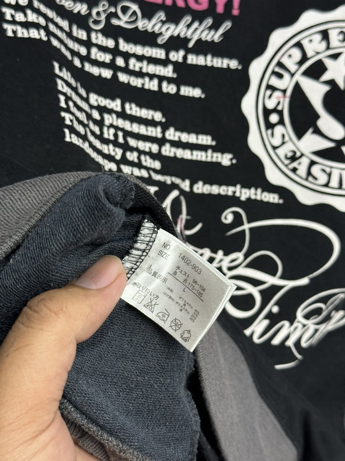 Japanese Brand JAPANESE POEM OASIS VACHE HOODIE Size US M / EU 48-50 / 2 - 8 Thumbnail