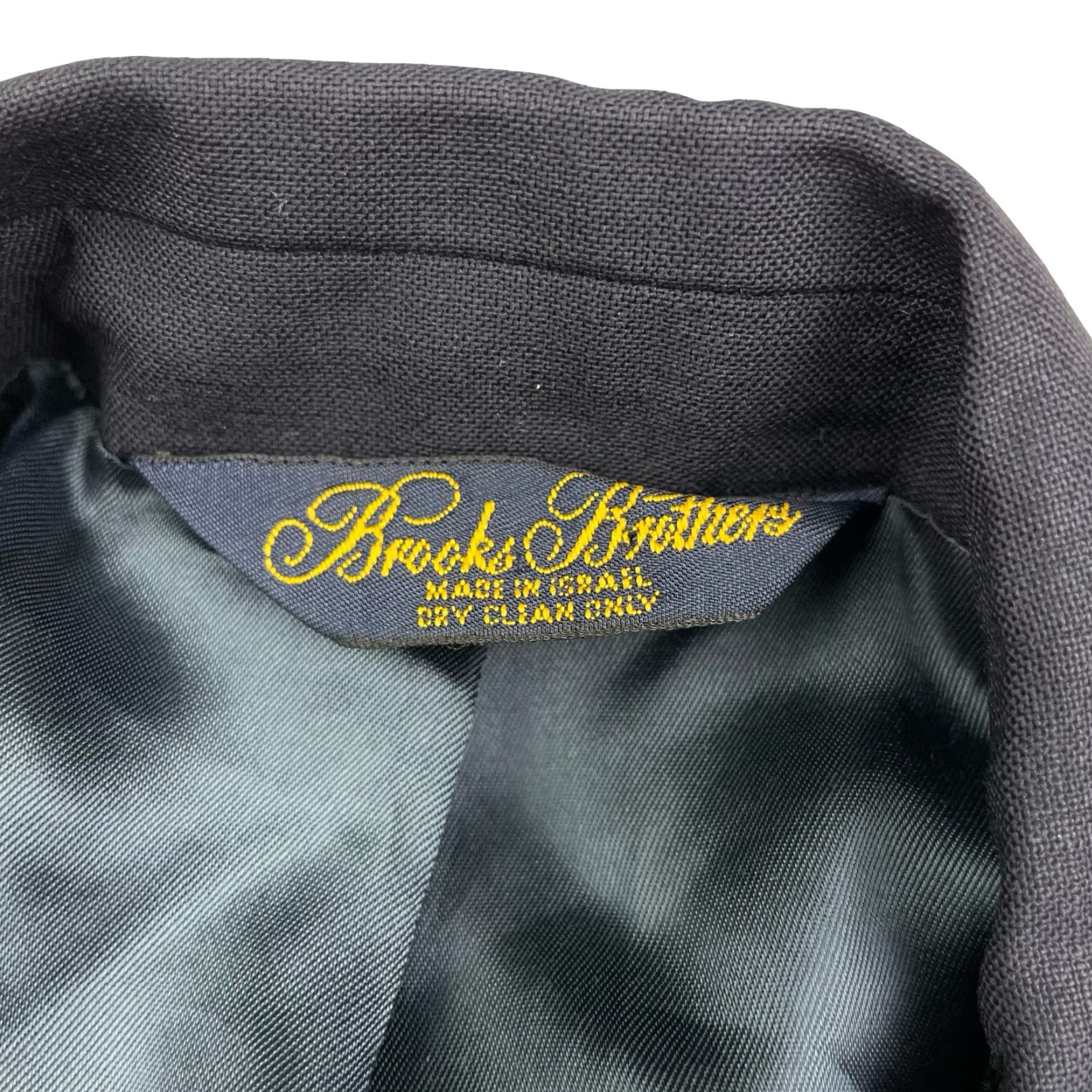 Brooks Brothers Brooks Brothers Blazer Navy 43L Double-Breasted Wool Gold Buttons Six-Button Front Peak Lapel Regular Mens Jacket Size 46R - 5 Thumbnail