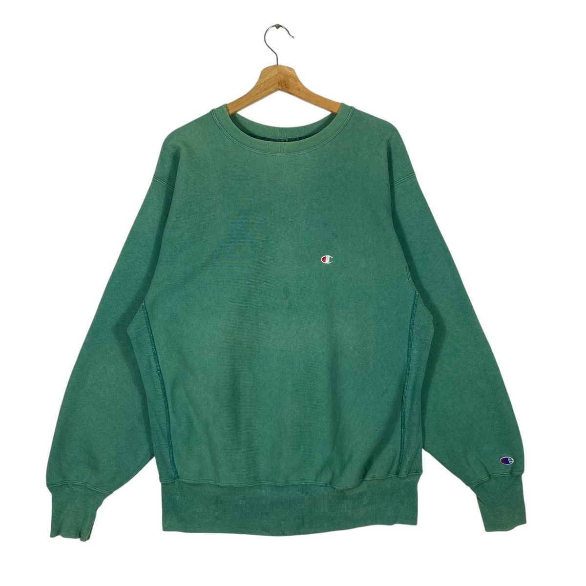 Vintage 90s Champion Reverse Weave XL Size Green Colour