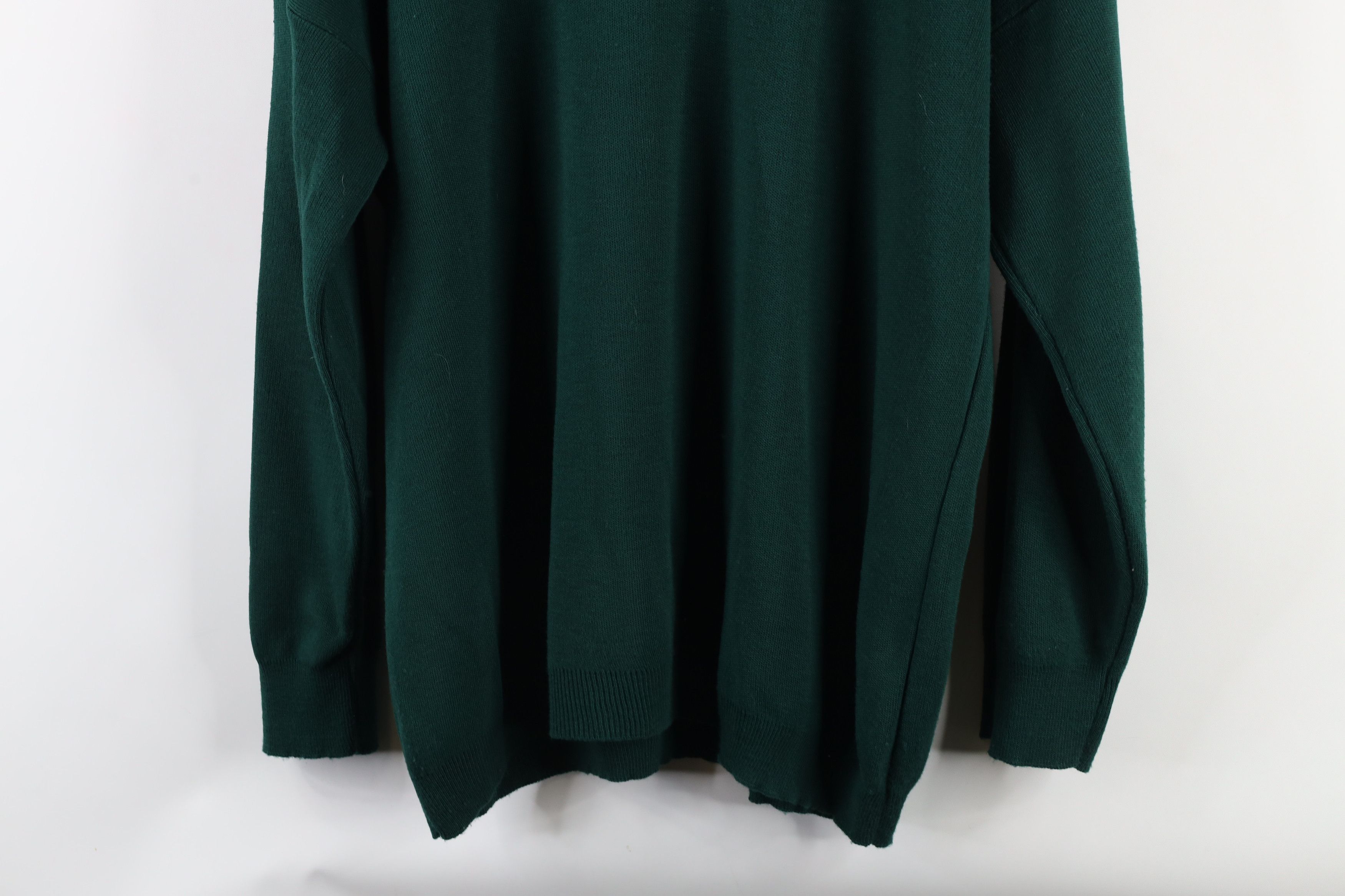 Orvis × Vintage Vintage 90s Orvis Knit Mock Neck Sweater Green Acrylic USA Size XL / US 12-14 / IT 48-50 - 10 Thumbnail