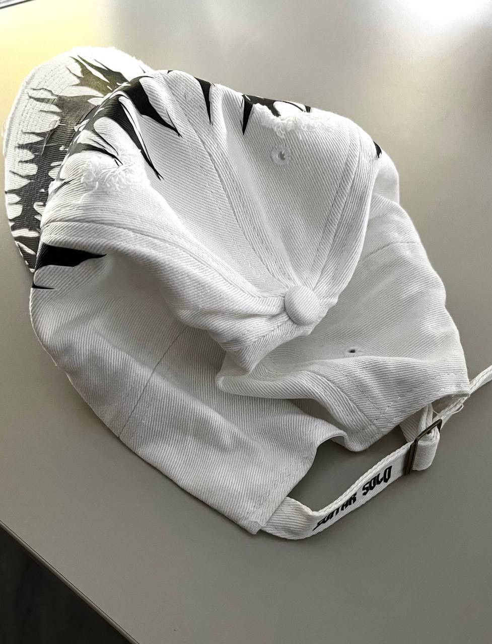 Other White handmade custom hat Size ONE SIZE - 2 Thumbnail