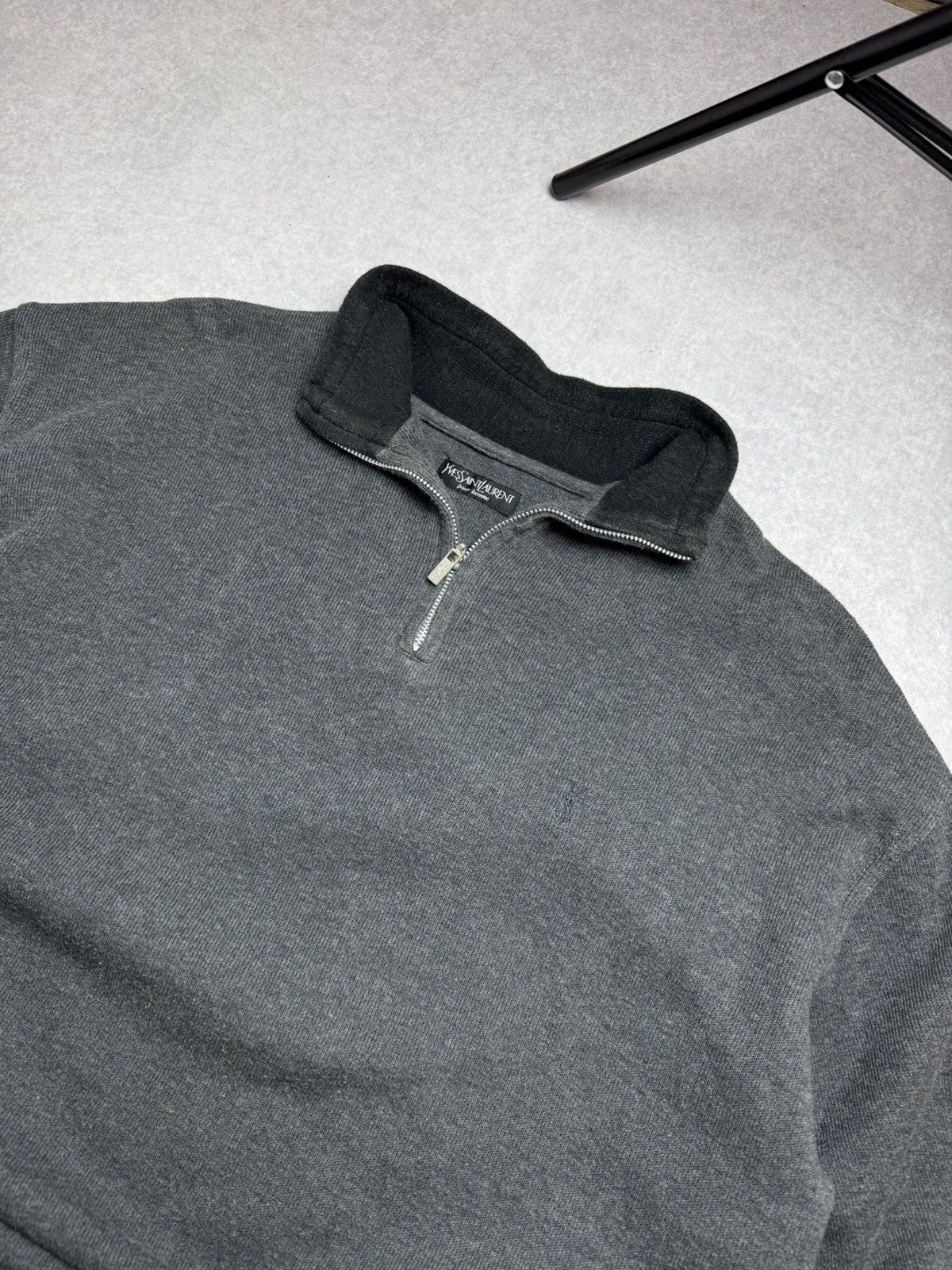 Yves Saint Laurent Yves Saint Lauren 1/3 Zip fleece sweater vintage Size XL Size US XL / EU 56 / 4 - 3 Thumbnail