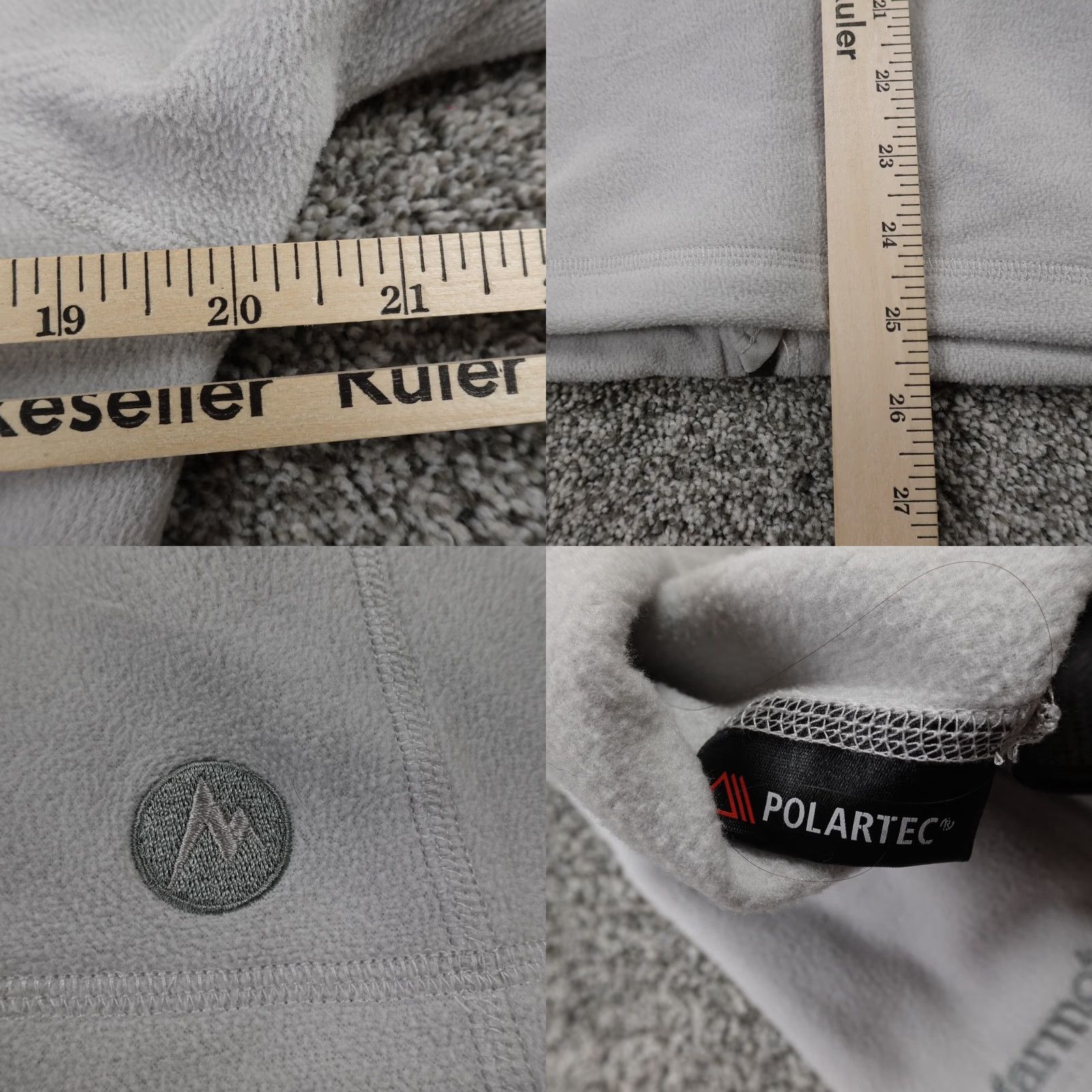 Marmot Marmot Jacket Womens M White Flashpoint Fleece Zip Sweater Hiking Size M / US 6-8 / IT 42-44 - 8 Thumbnail