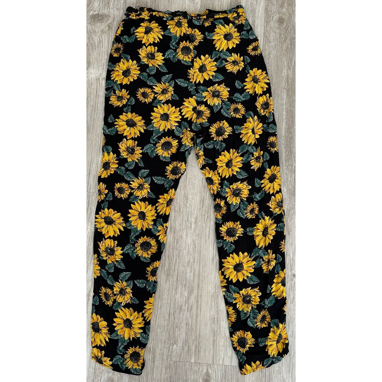 Divided Divided | Sunflower Print Ankle-Length Pull On Pants | 6 Size 28" / US 6 / IT 42 - 1 Thumbnail