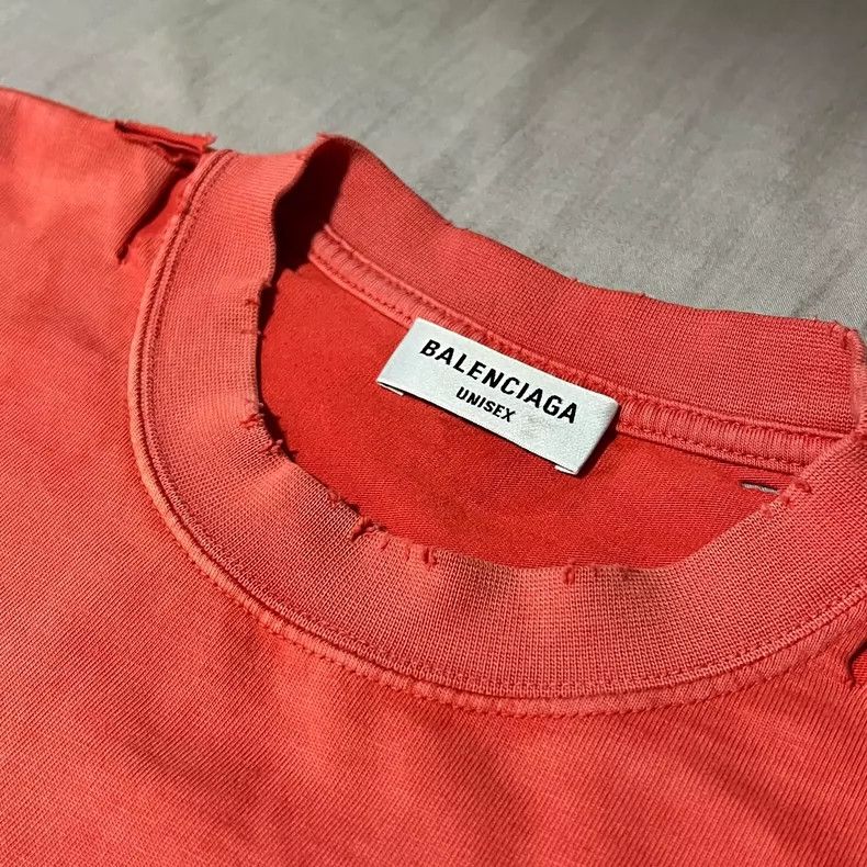 Balenciaga Balenciaga Short sleeve men's and women's orange \n Hole m Size US M / EU 48-50 / 2 - 3 Thumbnail