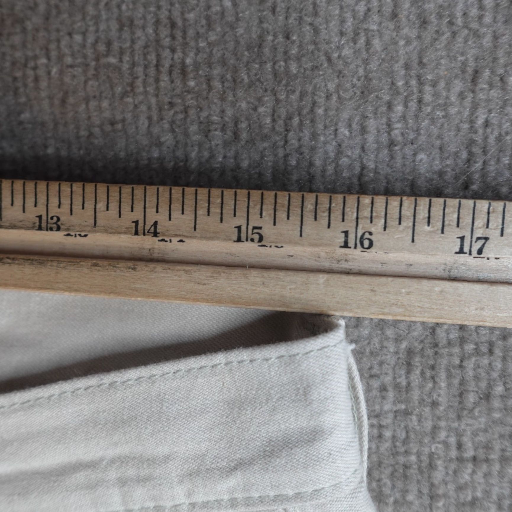 Todd Snyder Todd Snyder Mens Jeans 32 x 30 Ivory Slim Fit Japanese Redline Selvedge Size US 32 / EU 48 - 5 Thumbnail