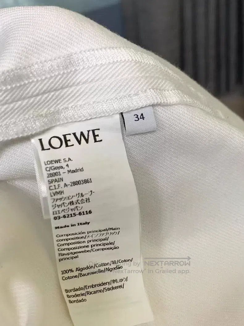 Loewe Loewe Collaboration Classic Logo Denim Shirt Jacket Size XXS / US 00 / IT 34 - 6 Thumbnail