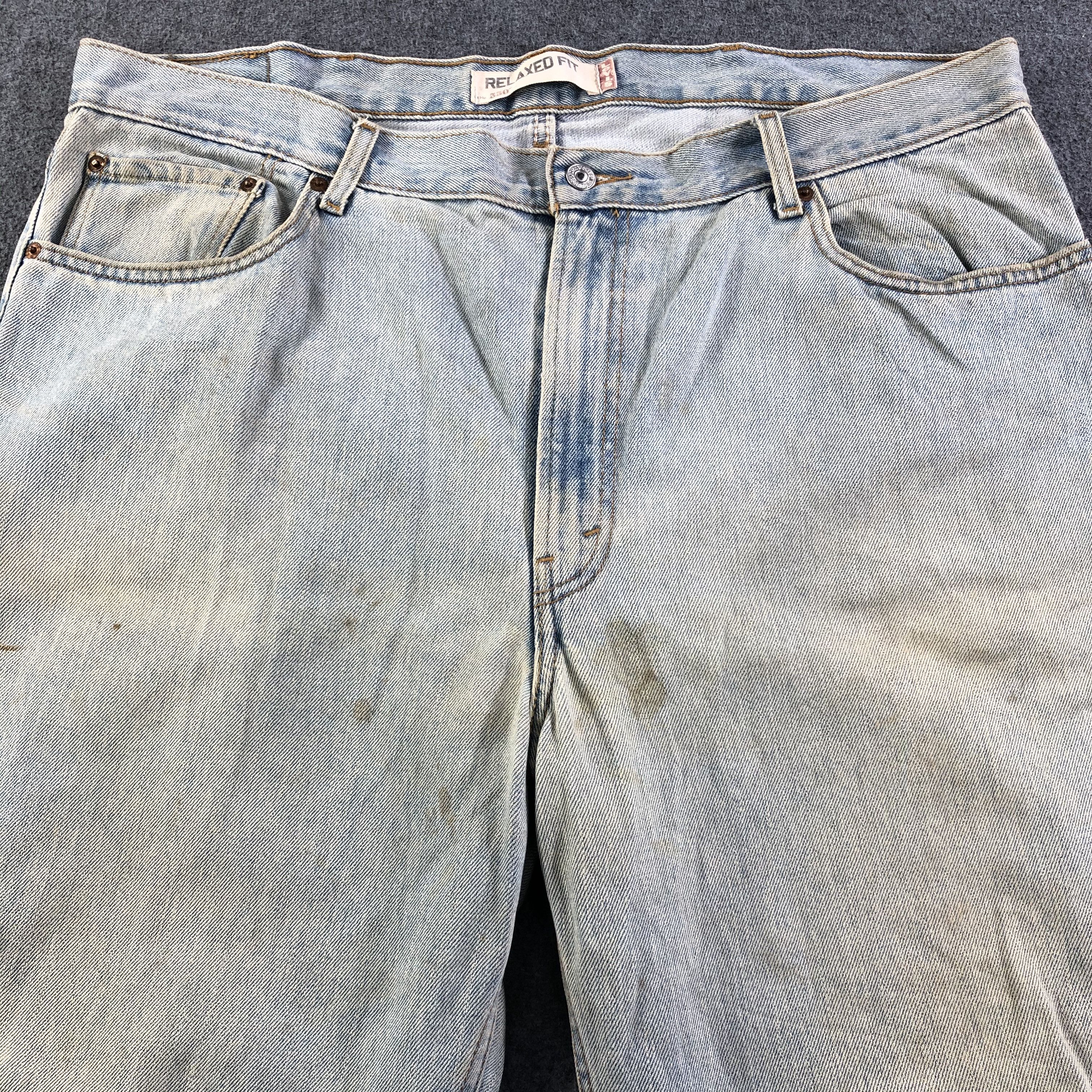 Levi's Vintage Light Wash Levis 550 Jeans-J2784 Size US 43 - 3 Thumbnail