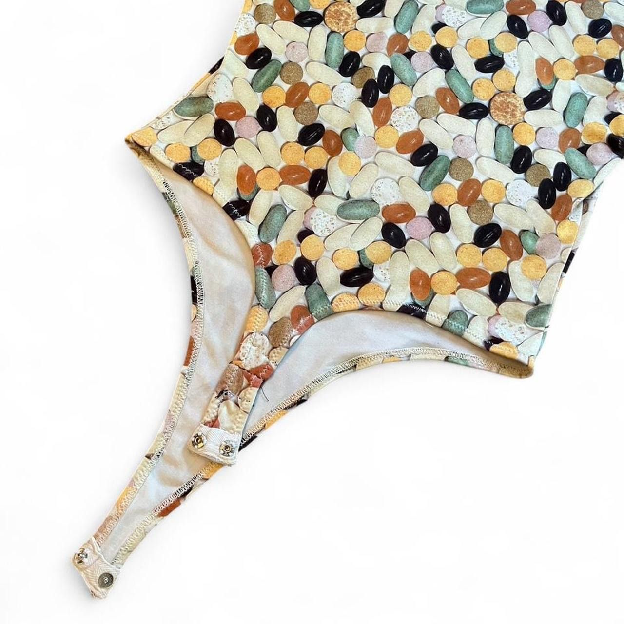 Nicole Miller NICOLE MILLER • RARE VINTAGE VITAMIN PHOTO PRINT BODYSUIT S Size S / US 4 / IT 40 - 8 Thumbnail