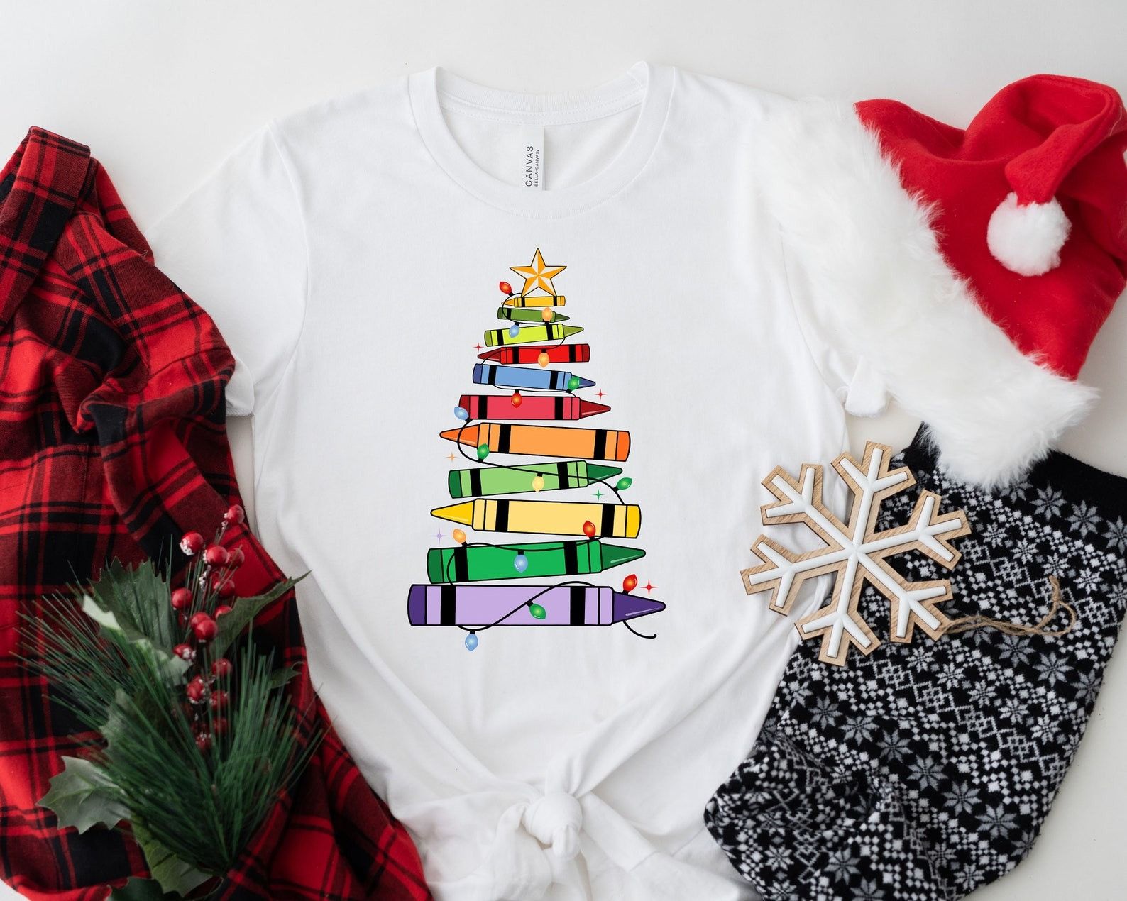 Designer × The Unbranded Brand Christmas Teacher Sweatshirt, Christmas Gift For Teacher Size XL / US 12-14 / IT 48-50 - 1 Thumbnail