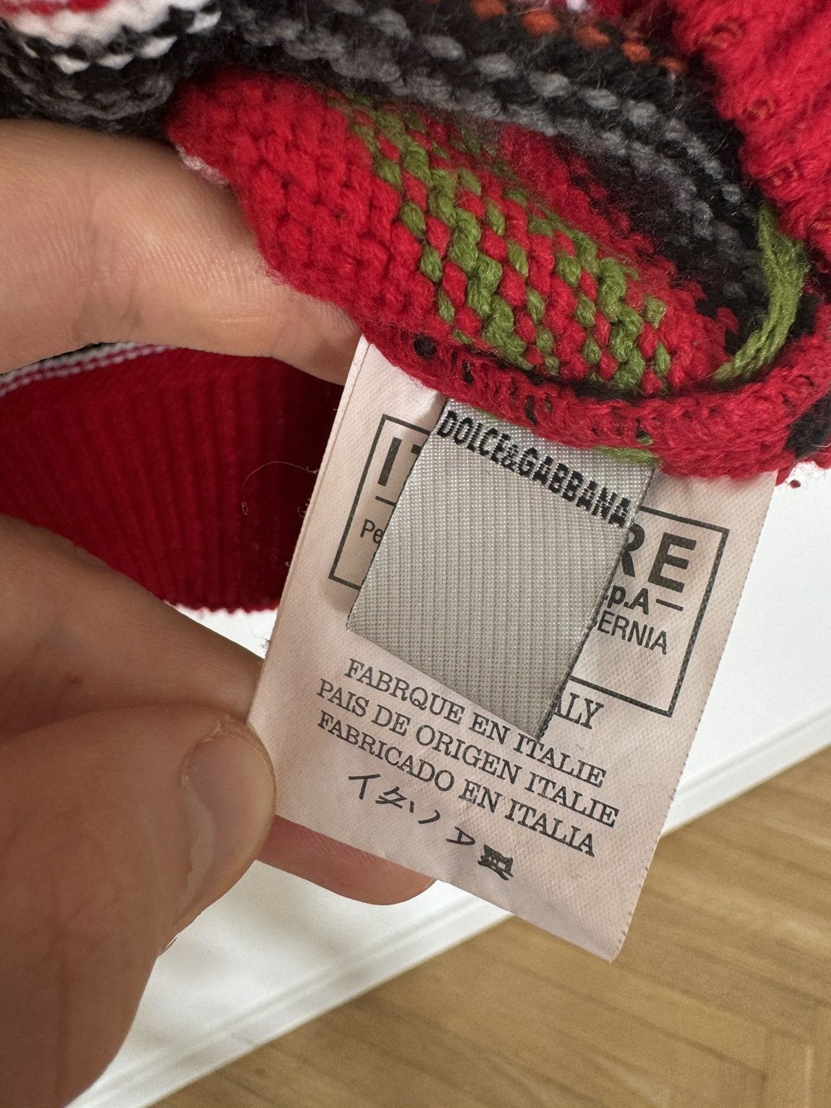 Dolce & Gabbana DOLCE GABBANA LUXURY Y2K VINTAGE STRIPED KNIT SWEATER WOOL Size US M / EU 48-50 / 2 - 5 Thumbnail