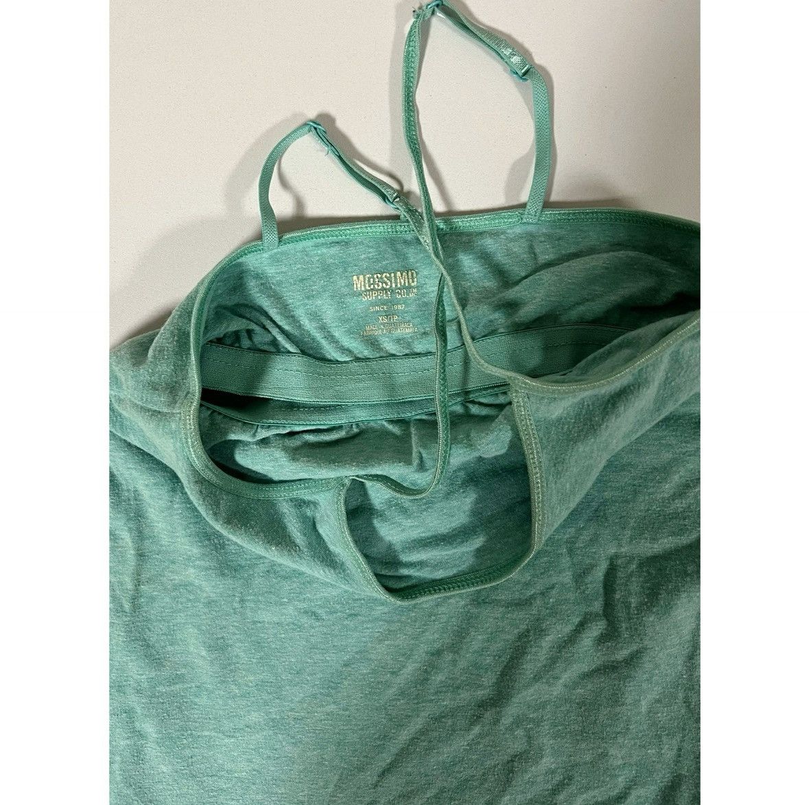 Mossimo Blue Marled Shelf-Bra Cami Camisole Tank Top Shirt Size XS 🩵 Size XS / US 0-2 / IT 36-38 - 4 Thumbnail