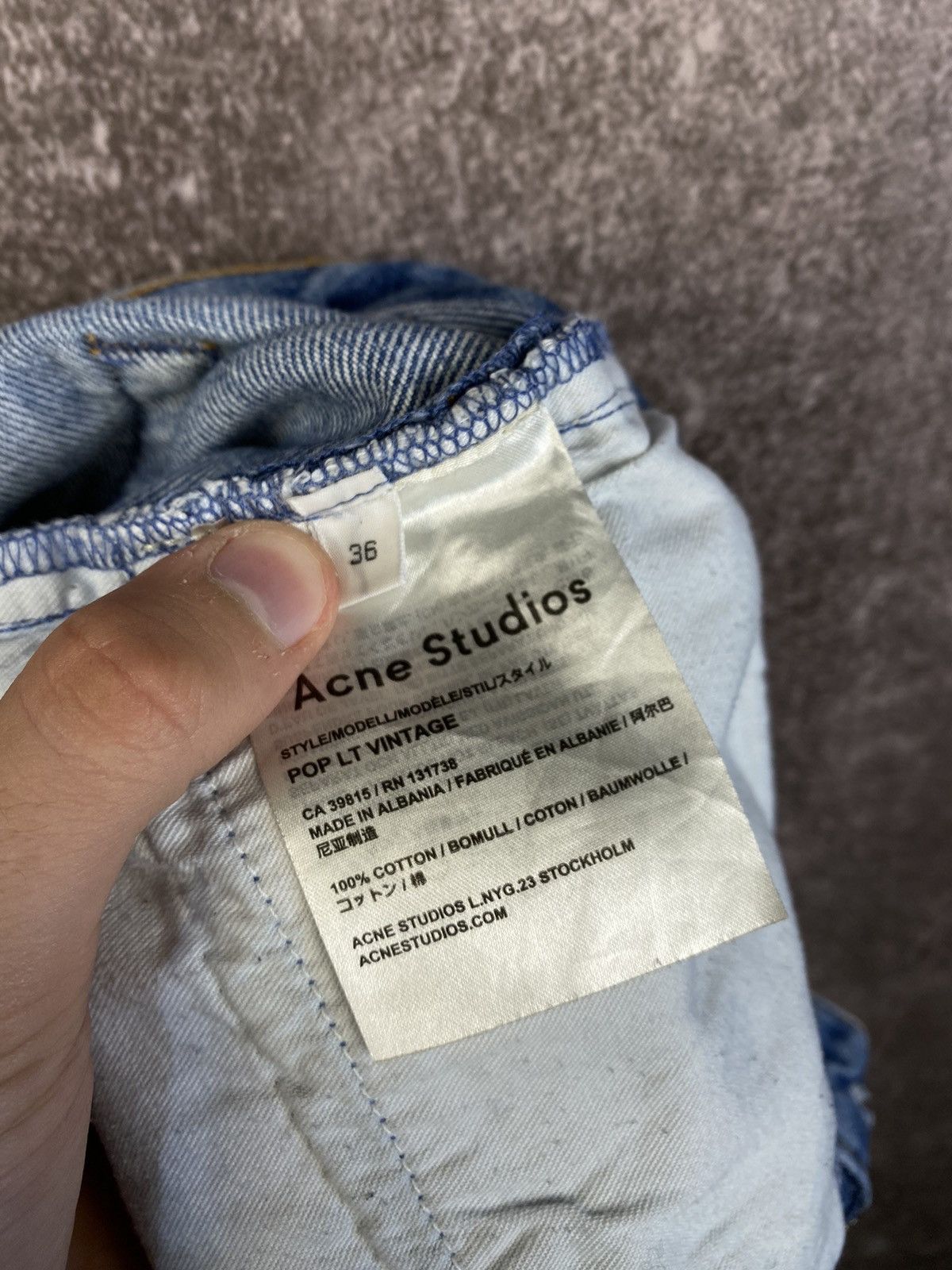 Acne Studios Rare Vintage Acne Studios Jeans Max Raw Denim Avant-Garde Size 36" / US 14 / IT 50 - 8 Thumbnail