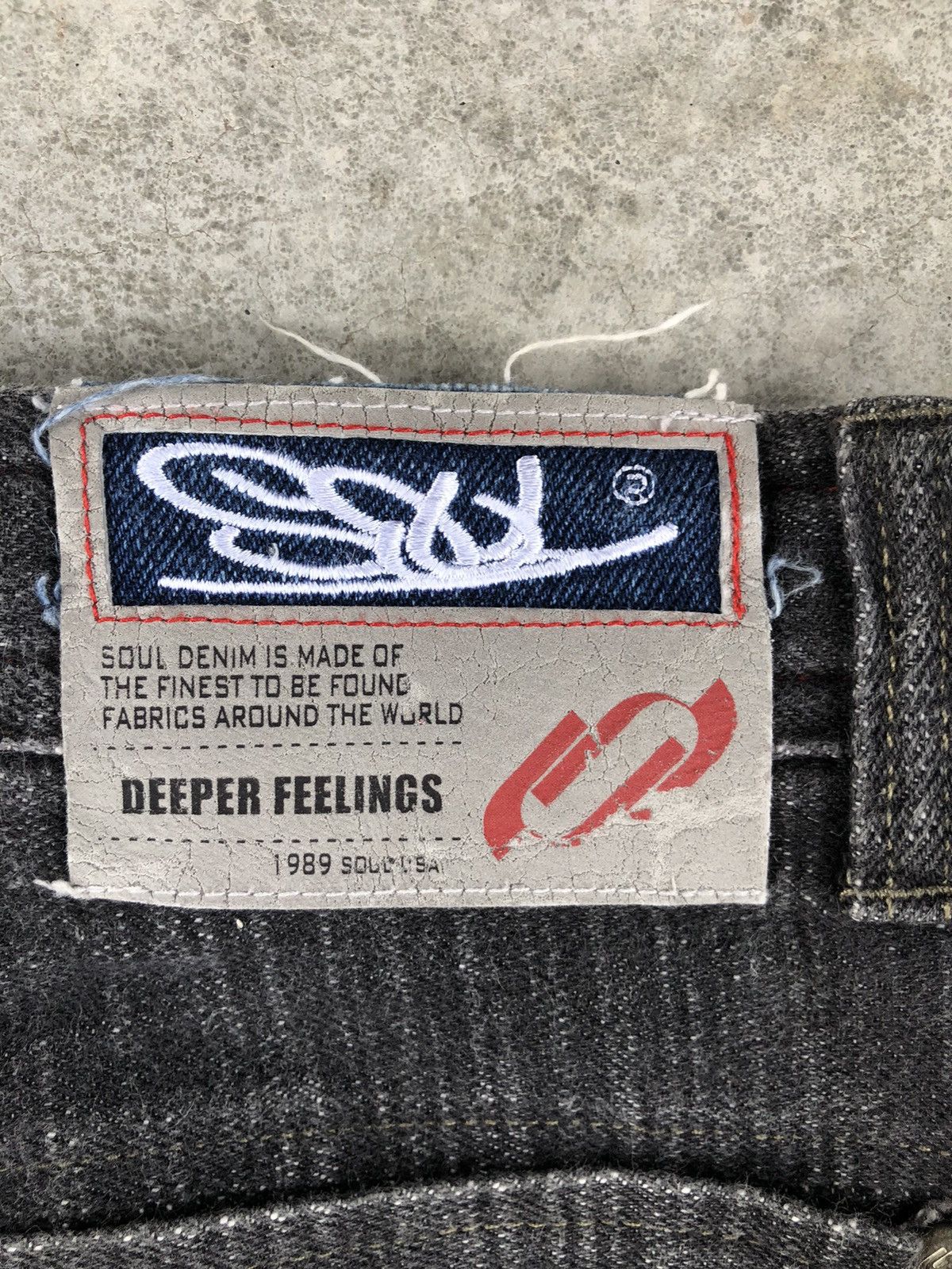 Vintage Japanese Soul Baggy Jeans Embroidered Jeans Hip Hop Cargo Size US 34 / EU 50 - 15 Thumbnail