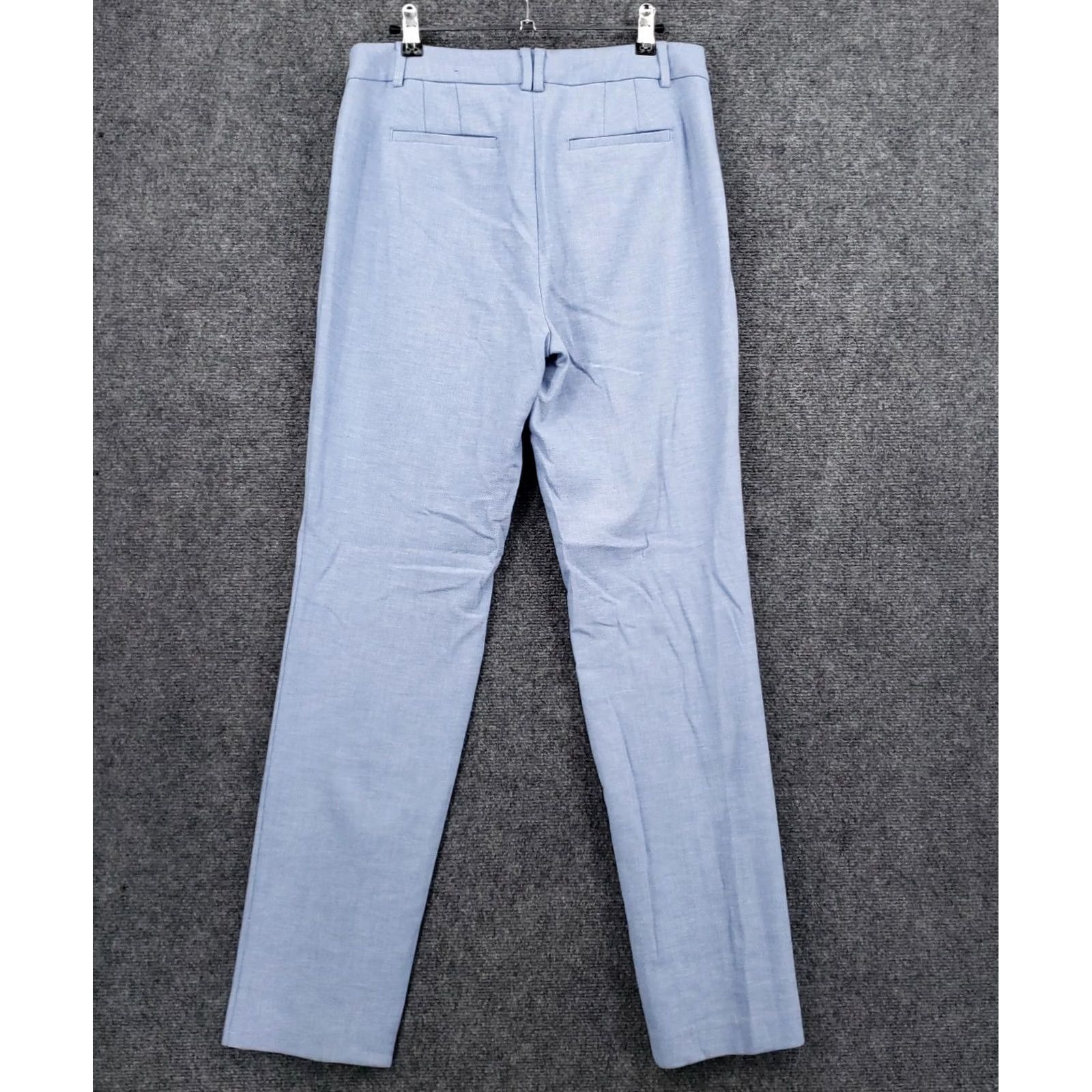 Talbots Talbots High Waisted Straight Dress Pants Women 6 Long Blue Slacks Mid Rise Size 28" / US 6 / IT 42 - 2 Thumbnail