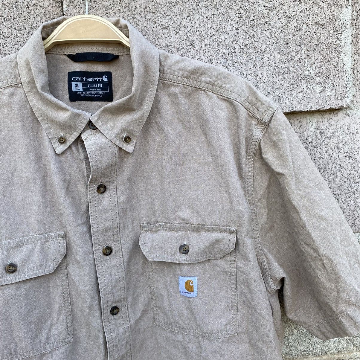 Carhartt Carhartt Mens XL Tall Loose Fit Shirt Work Utility Size US XL / EU 56 / 4 - 2 Thumbnail