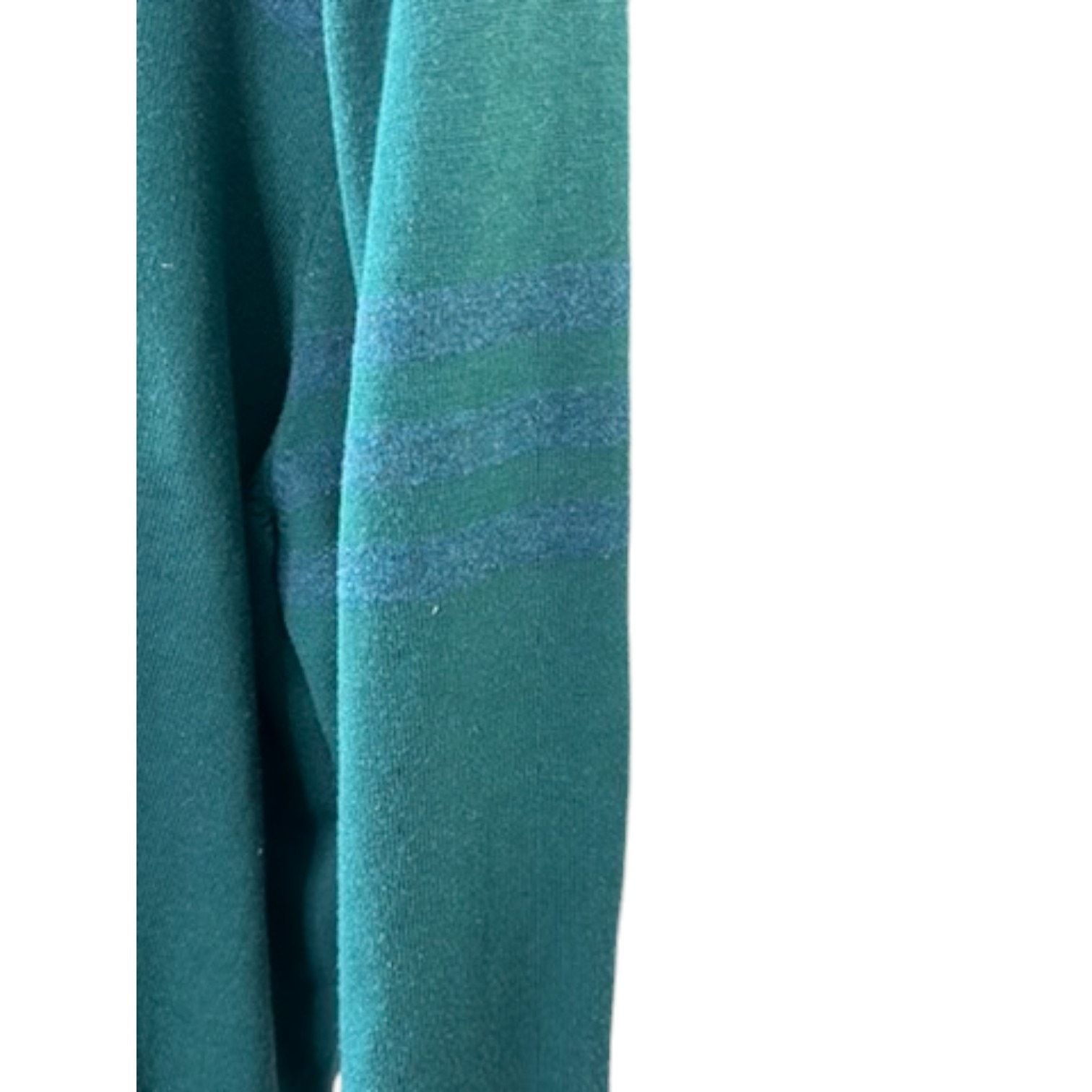 Adidas Adidas Green Ombre Long Sleeve Knit Sweater Men's 2XL Size US XXL / EU 58 / 5 - 9 Thumbnail