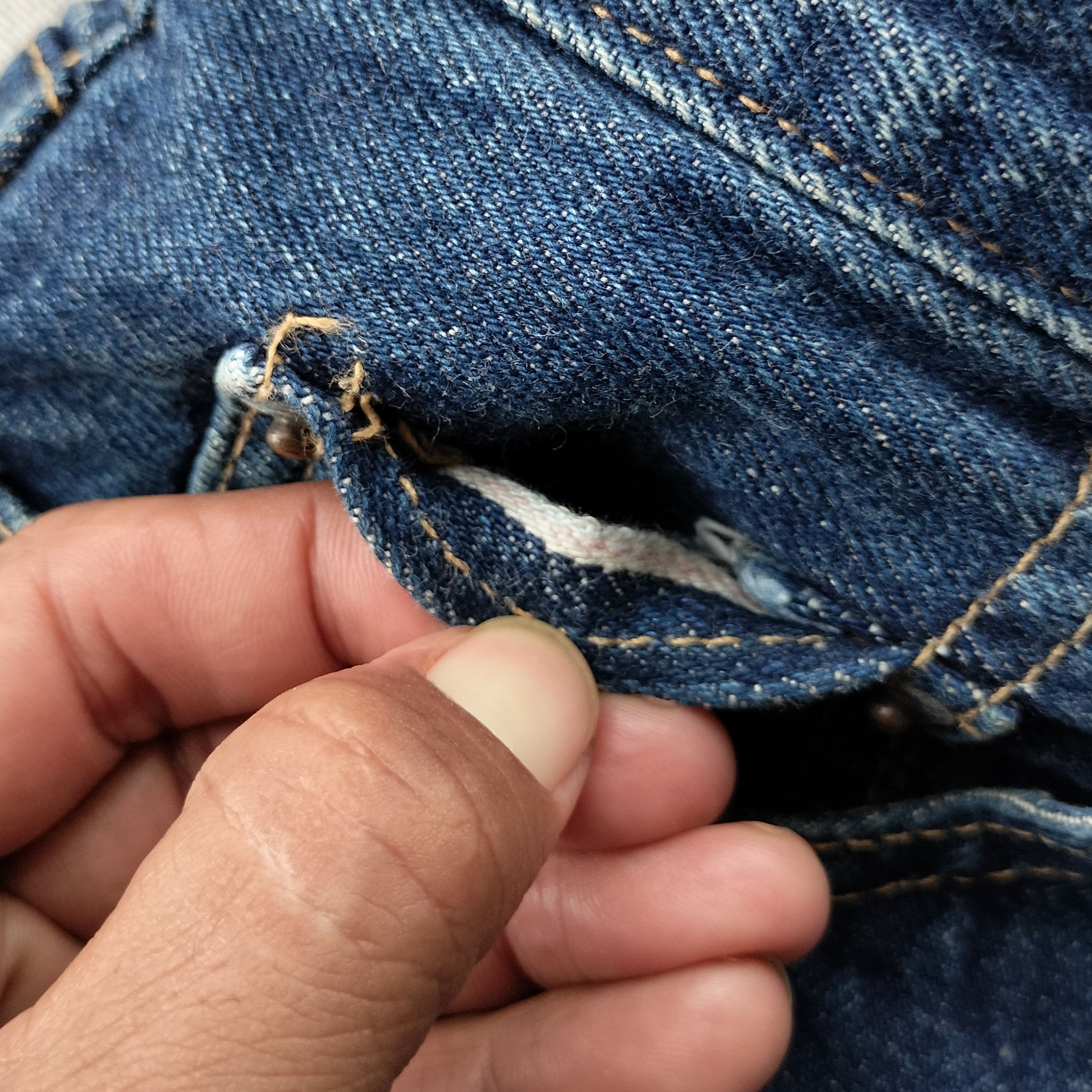 RRL Ralph Lauren Vintage double RL selvedge denim Size US 31 - 10 Thumbnail