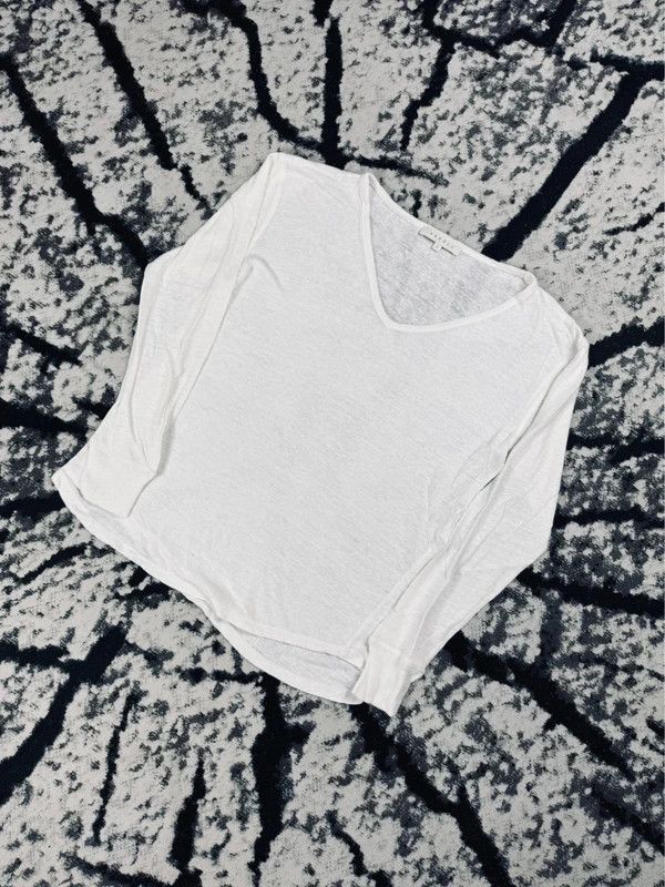 Sandro Sandro linen sweater L white Size L / US 10 / IT 46 - 2 Thumbnail