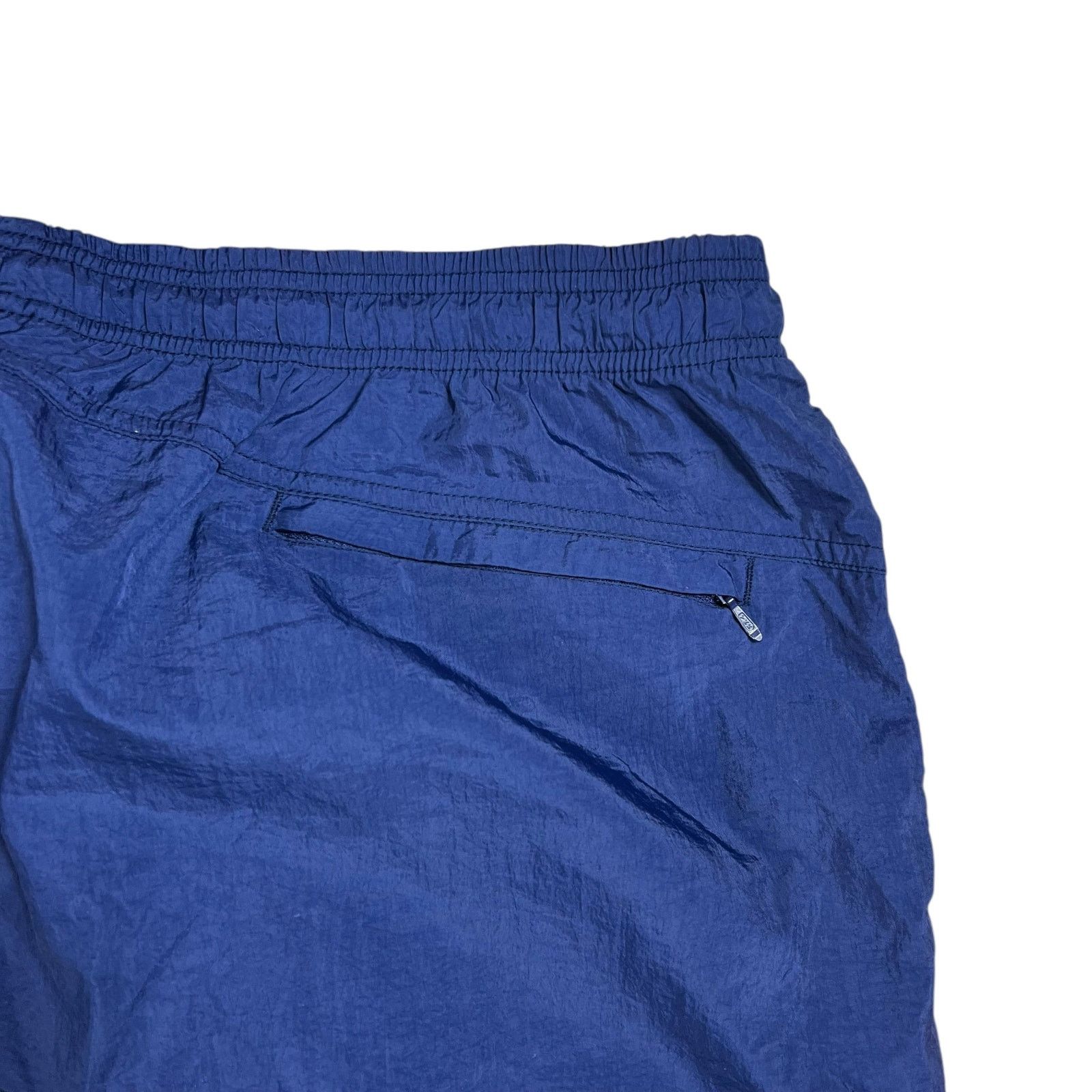 Nike × Vintage Vintage 90s Nike mini swoosh tonal navy track pants (XL) Size US 36 / EU 52 - 7 Thumbnail