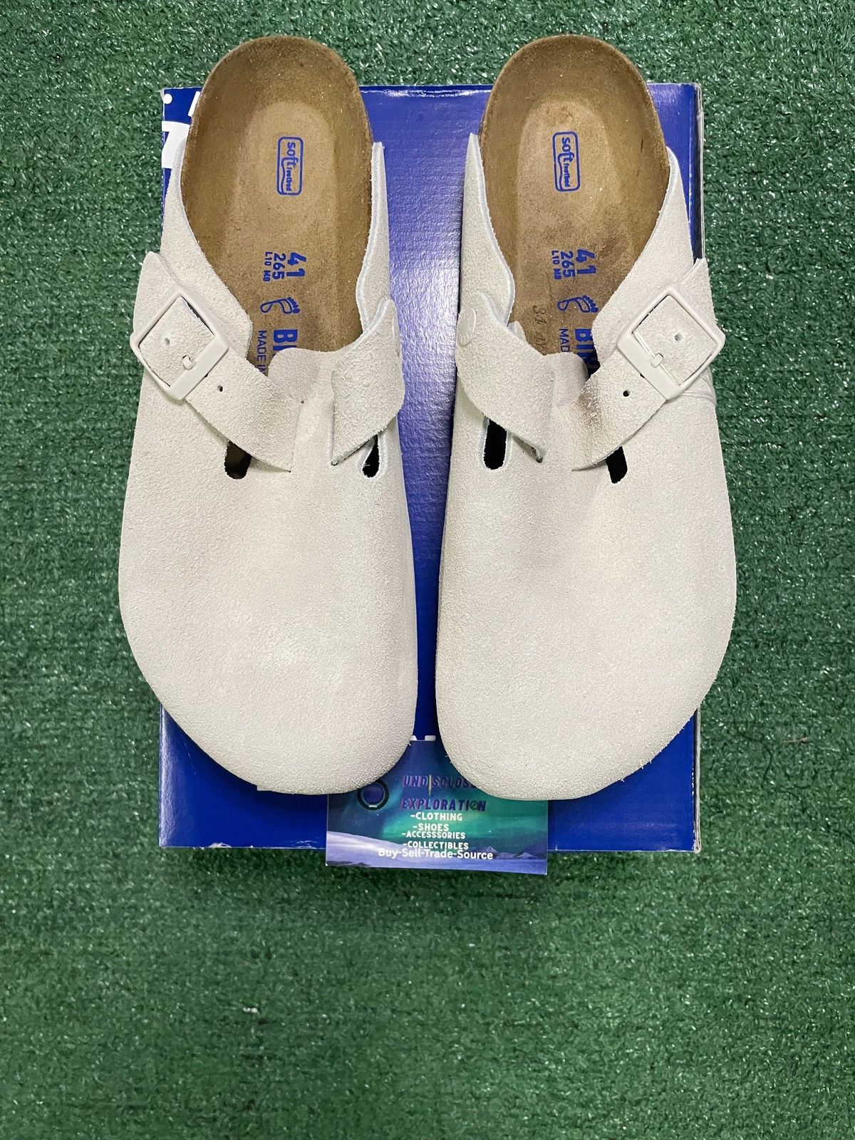 Birkenstock Birkenstock Boston antique white Size US 8.5 / EU 41-42 - 2 Thumbnail