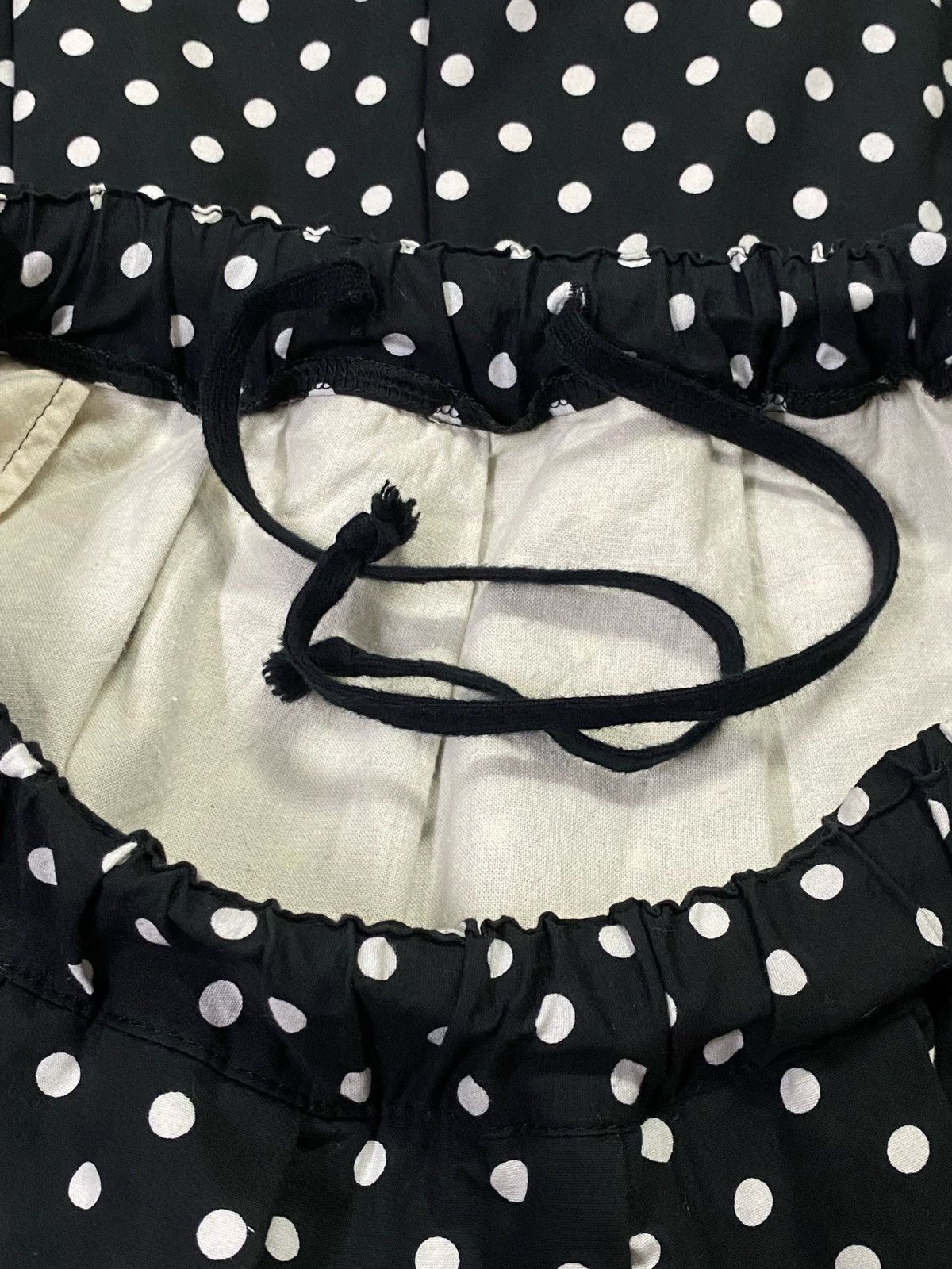 Comme des Garcons Black Black Comme Des Garçons AD2014 Polka Dot Midi Skirt Size 28" / US 6 / IT 42 - 13 Thumbnail