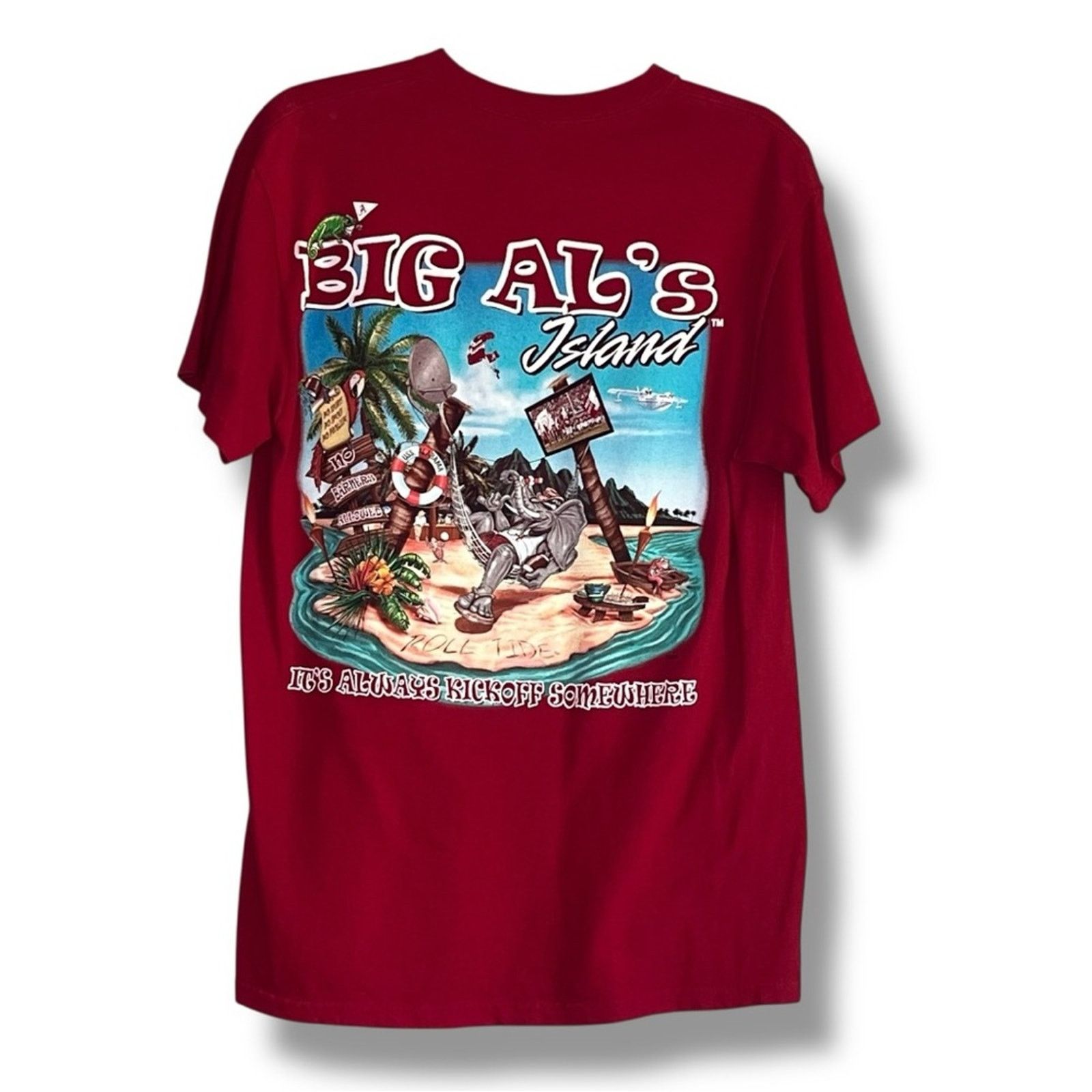 Other Big Al’s Alabama Crimson Tide Football Island T-shirt Size M / US 6-8 / IT 42-44 - 5 Thumbnail