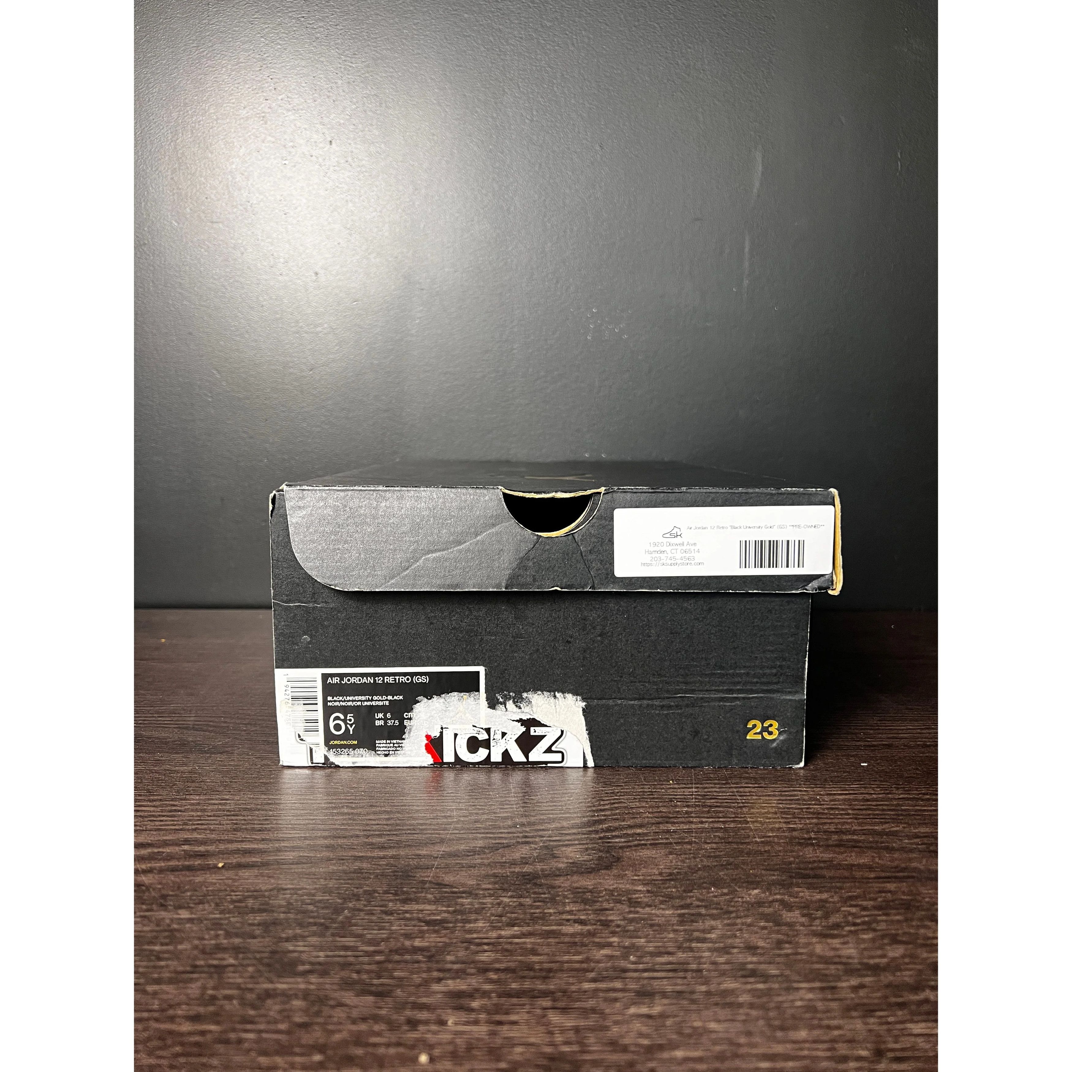 Jordan Brand Air Jordan 12 Retro "University Gold" (GS) **PRE-OWNED** Size US 6.5 / EU 39-40 - 6 Thumbnail