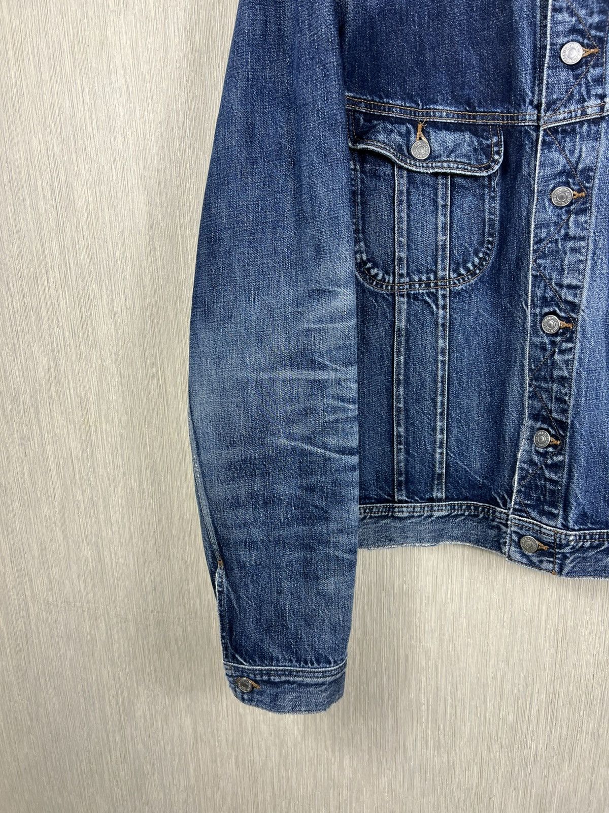 Ralph Lauren Vintage Polo Ralph Lauren thrashed distressed denim jacket Size US XXL / EU 58 / 5 - 6 Thumbnail