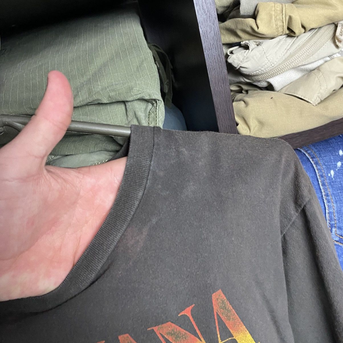 Band Tees Vintage Nirvana Big Logo 2000’s Curt Cobain Tee size M Size US M / EU 48-50 / 2 - 7 Thumbnail