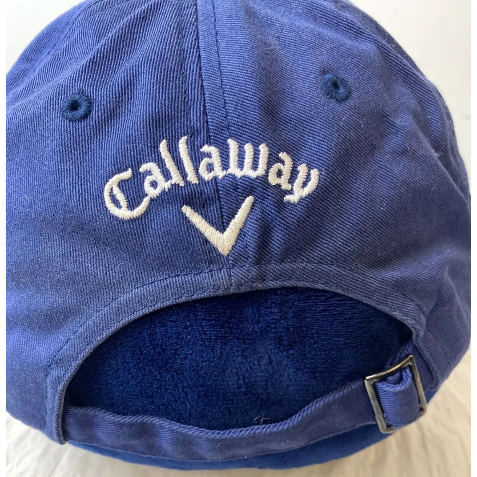 Callaway Callaway Baseball Cap H31 Blue Hat/Cap Men Adjustable Cotton Solid McGladrey PGA OF America Size ONE SIZE - 4 Thumbnail