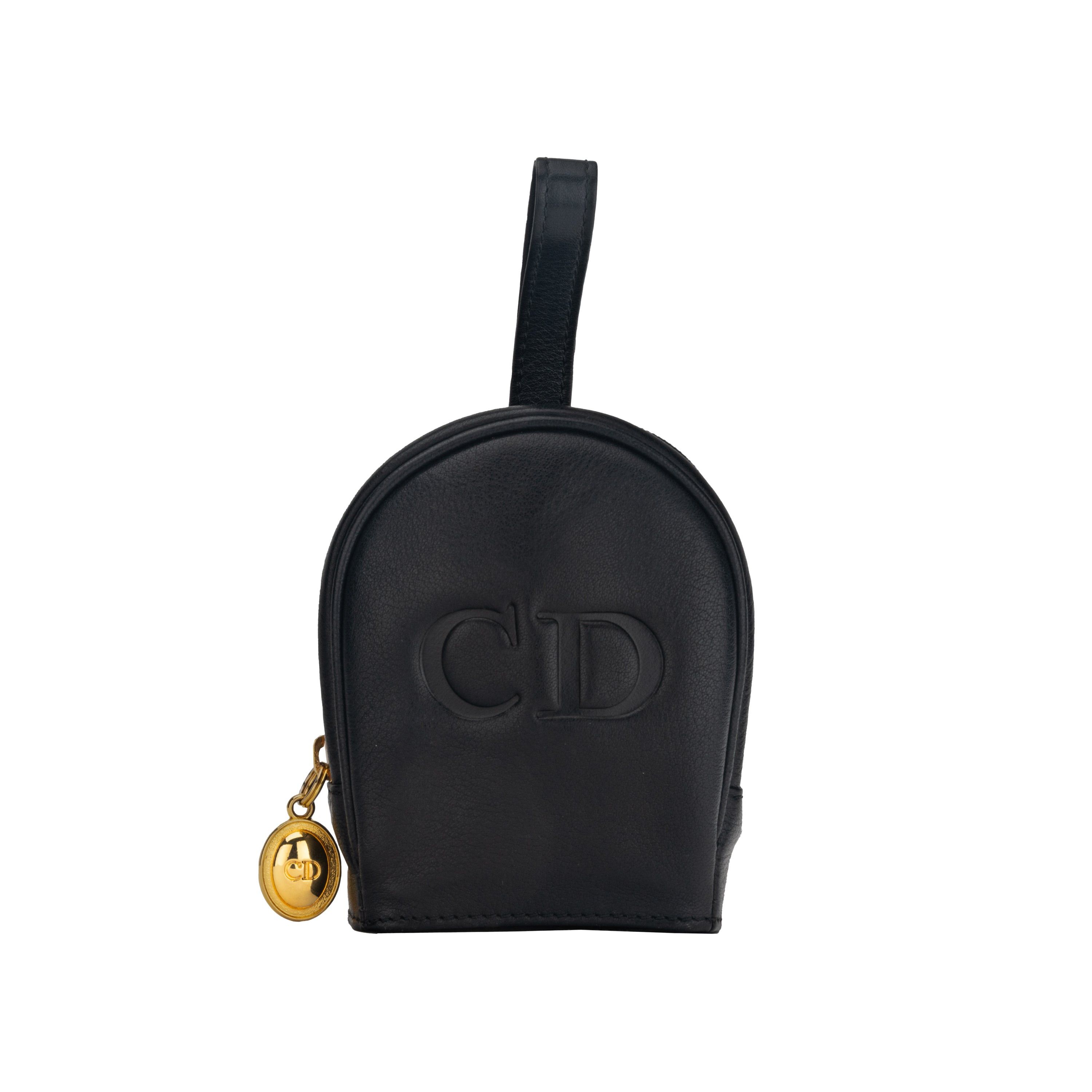 image of Christian Dior Black Coin Purse, Women's