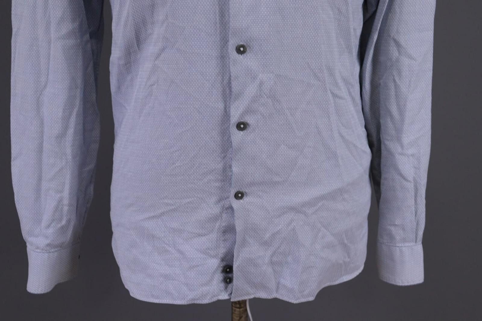 Ermenegildo Zegna Zegna Multicolor Geometric Slim Fit Casual Button Down Shirt Size US M / EU 48-50 / 2 - 3 Thumbnail
