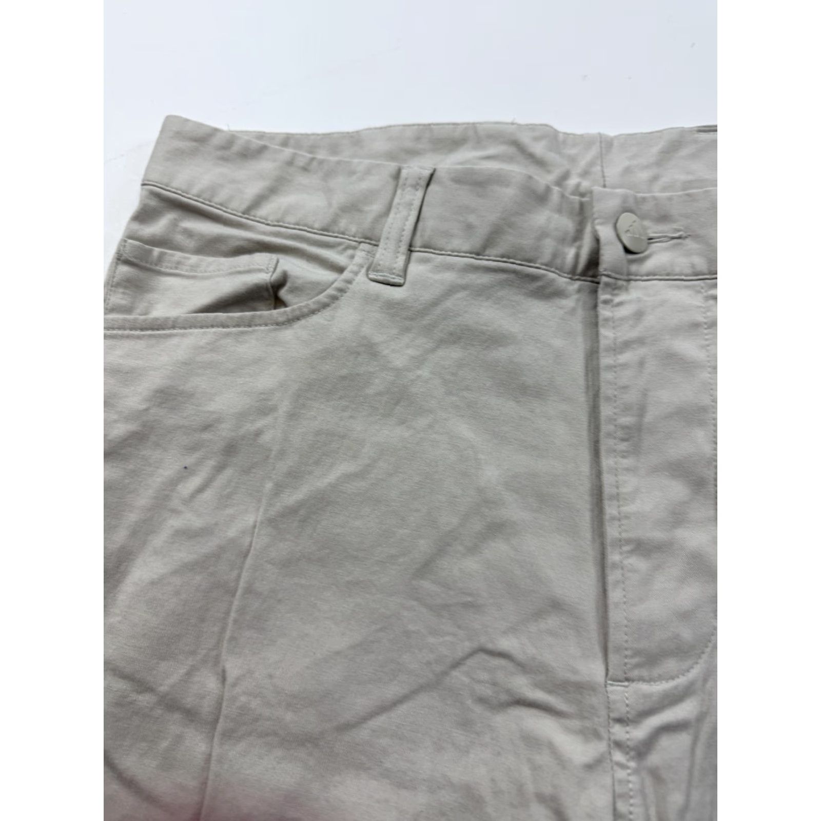 Adidas Adidas Pants Mens 30x30 Beige Chino Regular Fit Stretch Microfiber Casual Size US 30 / EU 46 - 3 Thumbnail