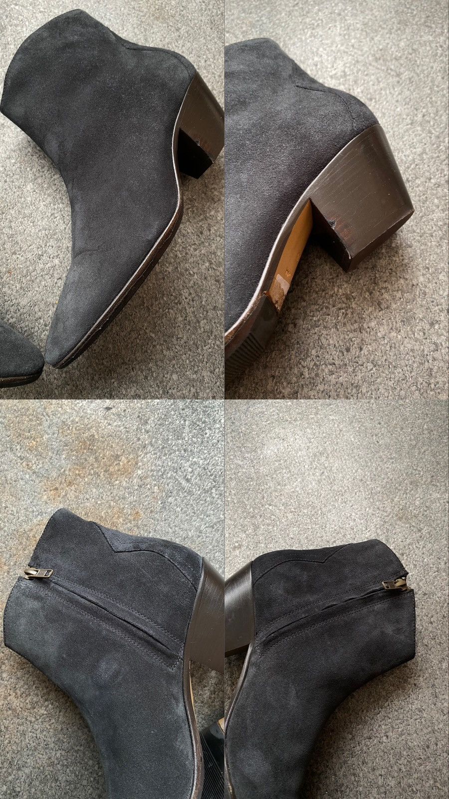 Isabel Marant × Isabel Marant Etoile × Vintage Isabel Marant Dacken $660 Suede Heel Western Cowboy Boots Size US 8 / IT 38 - 12 Thumbnail