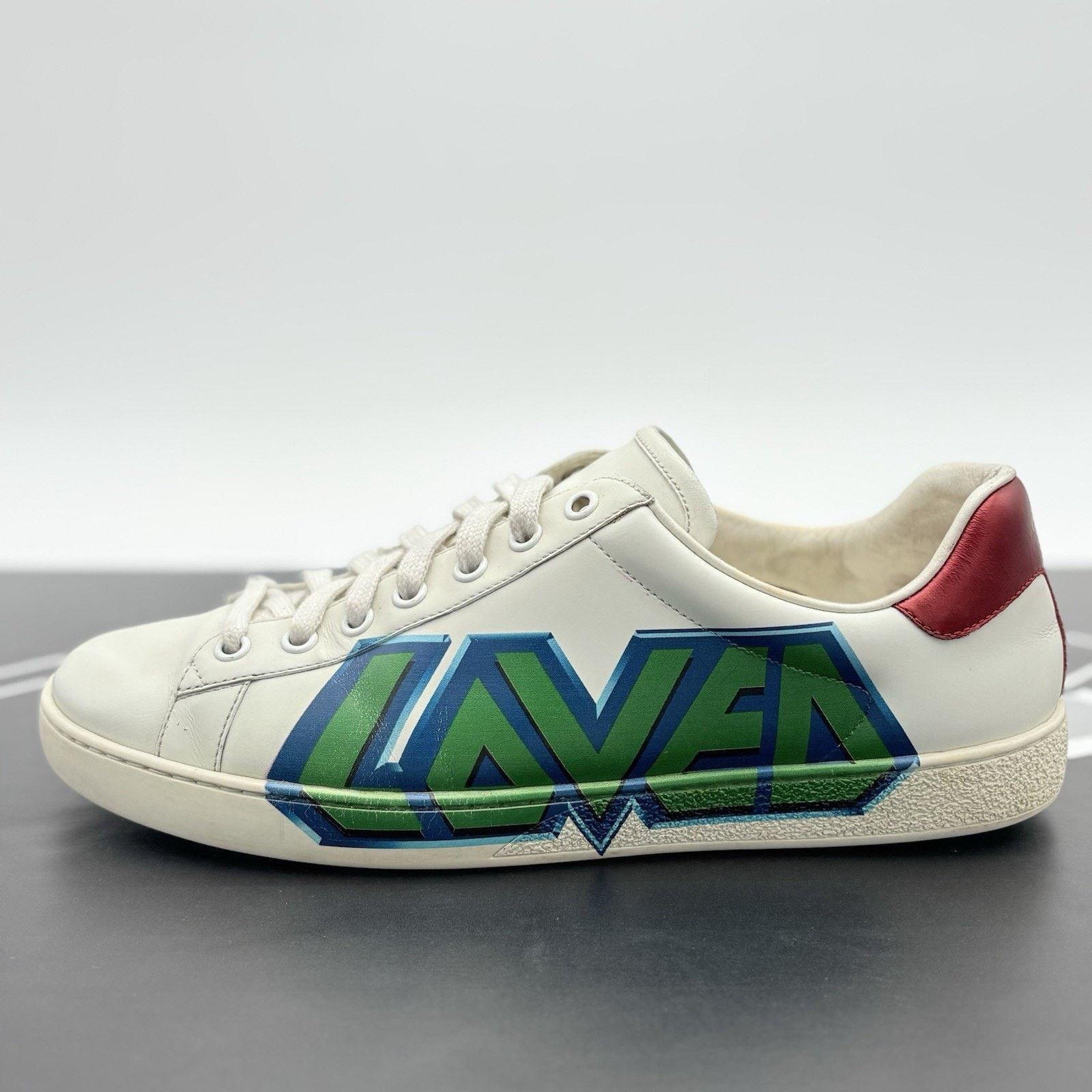 Gucci Size 9 G (9.5 US) - Gucci Ace Leather ' Loved ' Size US 9.5 / EU 42-43 - 8 Thumbnail