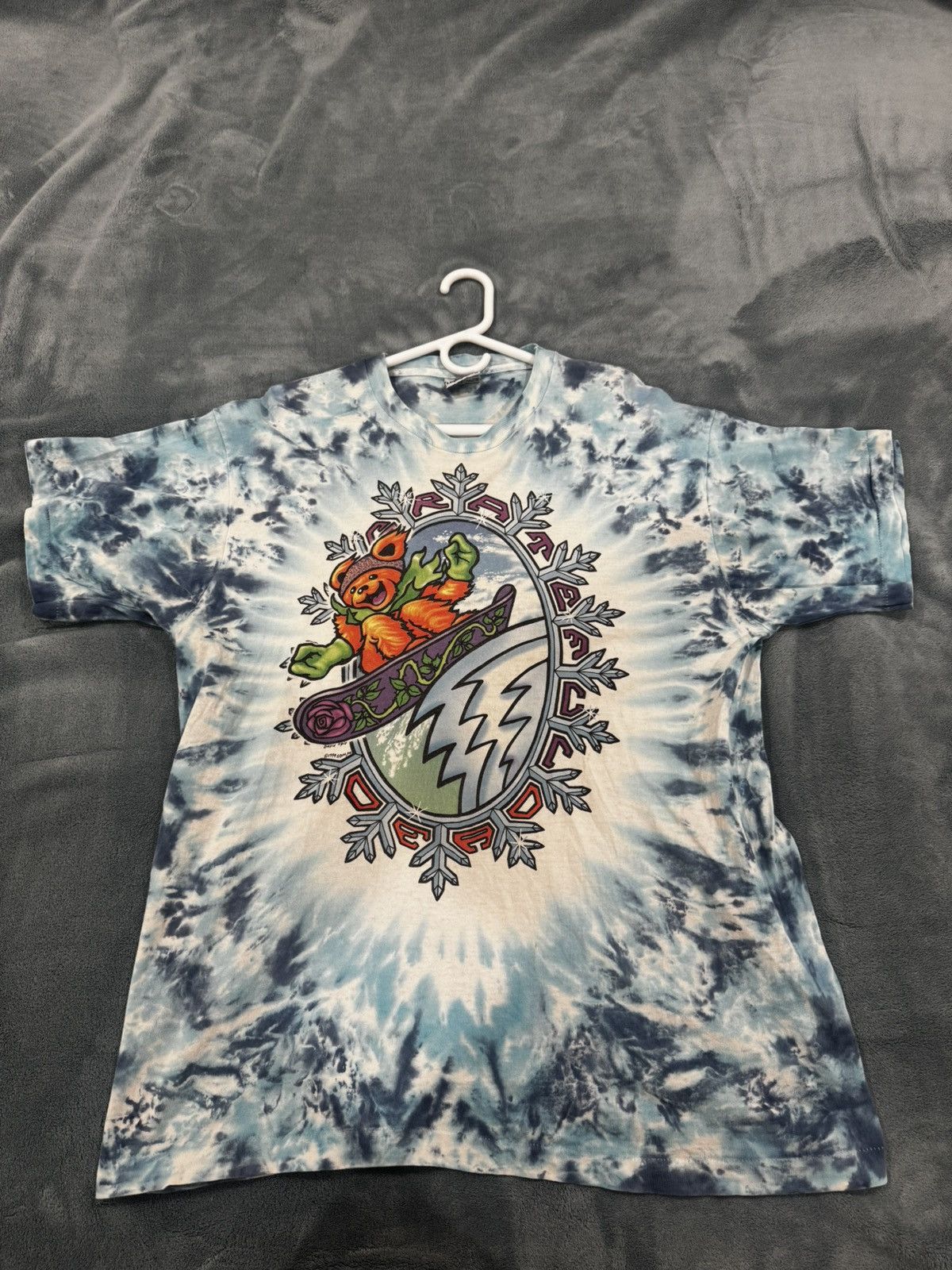 Grateful Dead Grateful Dead , Bear Snowboarding, Vintage Tee-Shirt Size US XL / EU 56 / 4 - 1 Thumbnail