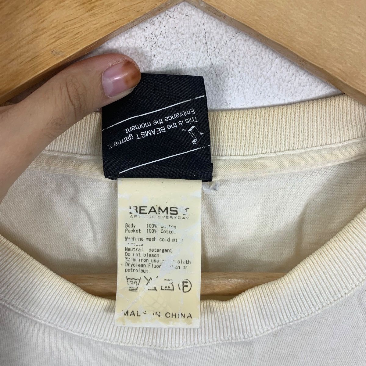 Beams Plus BEAMS PLUS ART Patch Pocket Minimalist Design Tee Shirt Top Size M / US 6-8 / IT 42-44 - 8 Thumbnail