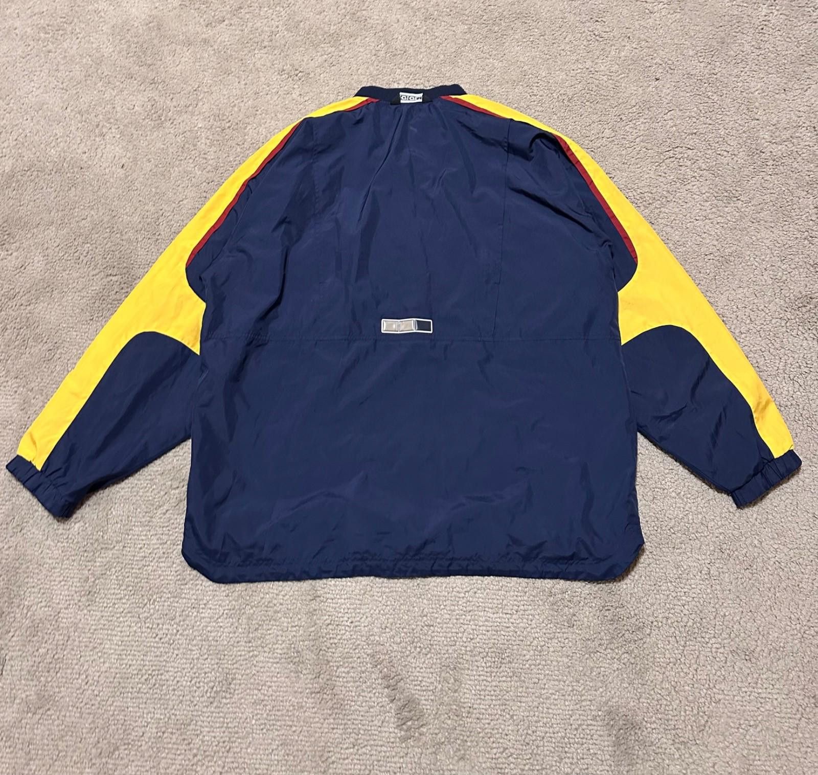 Ccm VTG CCM NHL ATLANTA THRASHERS MEN'S PULLOVER WINDBREAKER XXL Size ONE SIZE - 8 Thumbnail