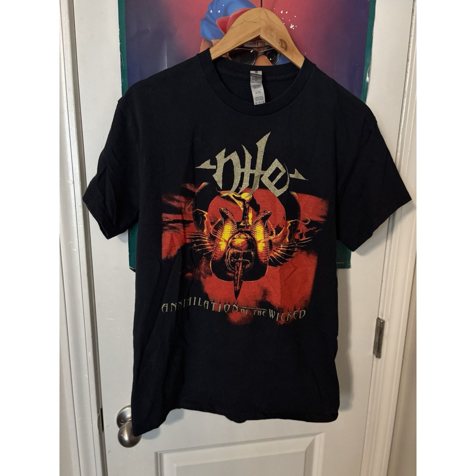 The Unbranded Brand Nile Annihilation Of The Wicked 2005 Tour Heavy Metal T Size US M / EU 48-50 / 2 - 5 Thumbnail
